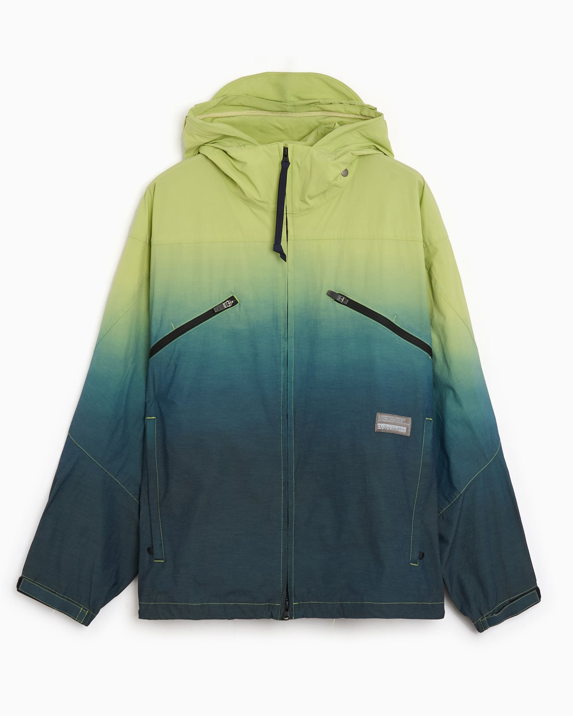 Sudadera con capucha Relaxed Poliquant The Breathable Gradient para hombre Azul,Verde S