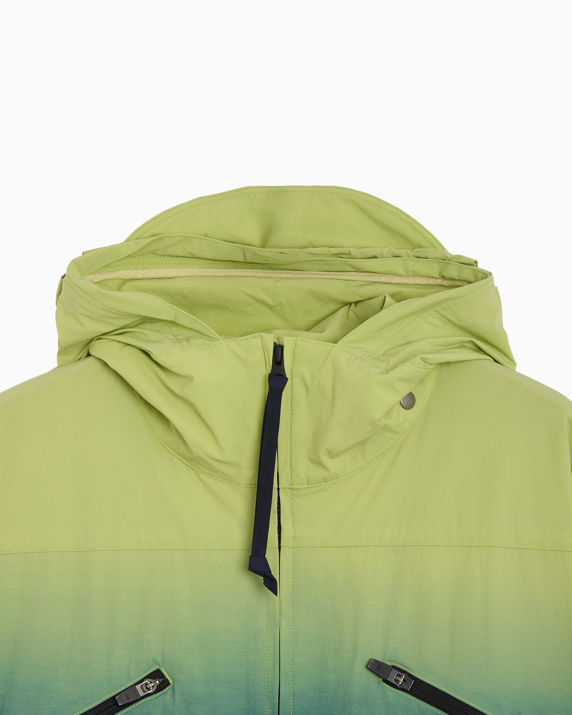 Sweatshirts Poliquant The Breathable Gradient Relaxed Men's Hoodie - 2601015-LIMEBLUE