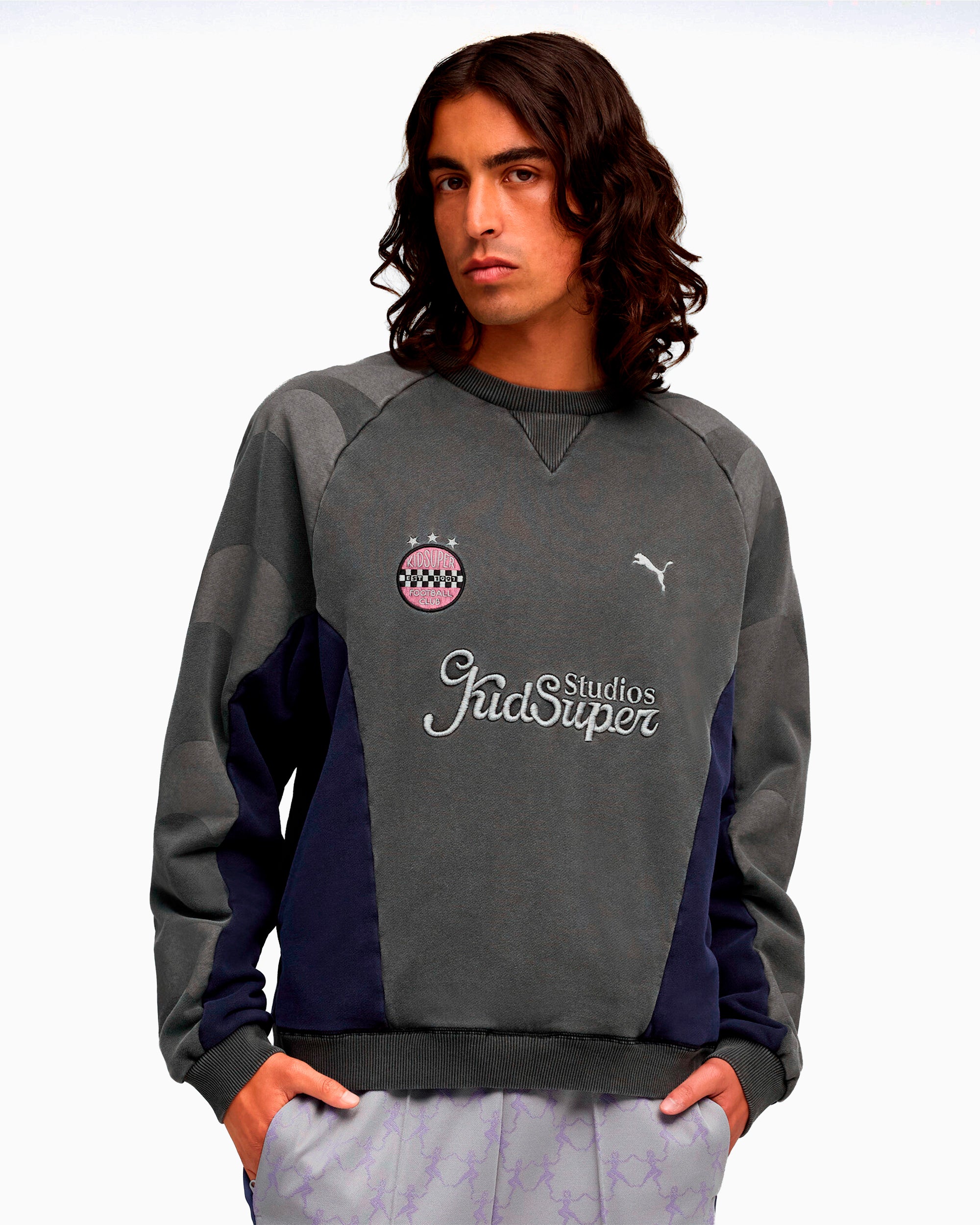 Puma x KidSuper Crew Graphic Men's Sweatshirt