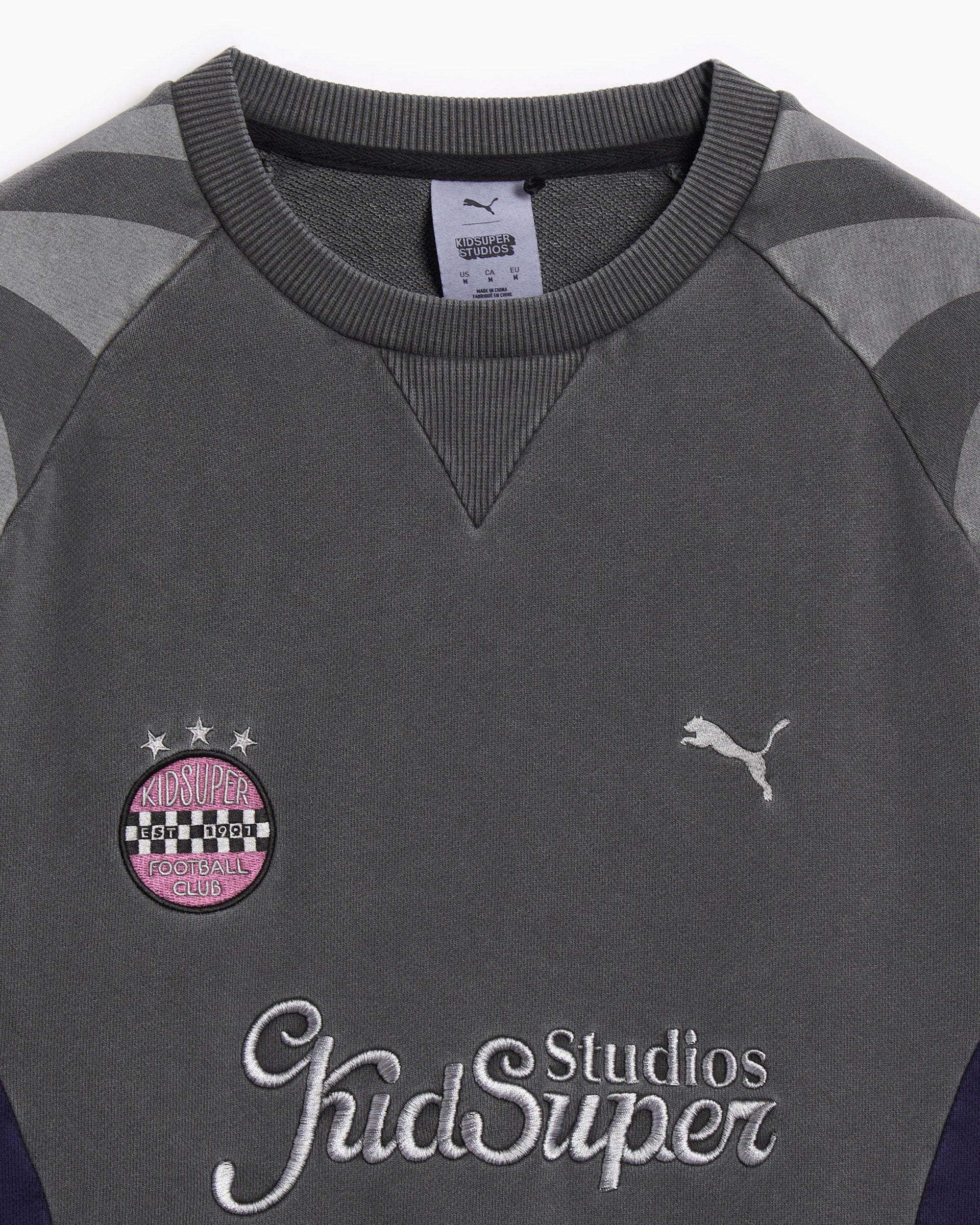りゅ Puma x KidSuper Crew Graphic Men's Sweatshirt