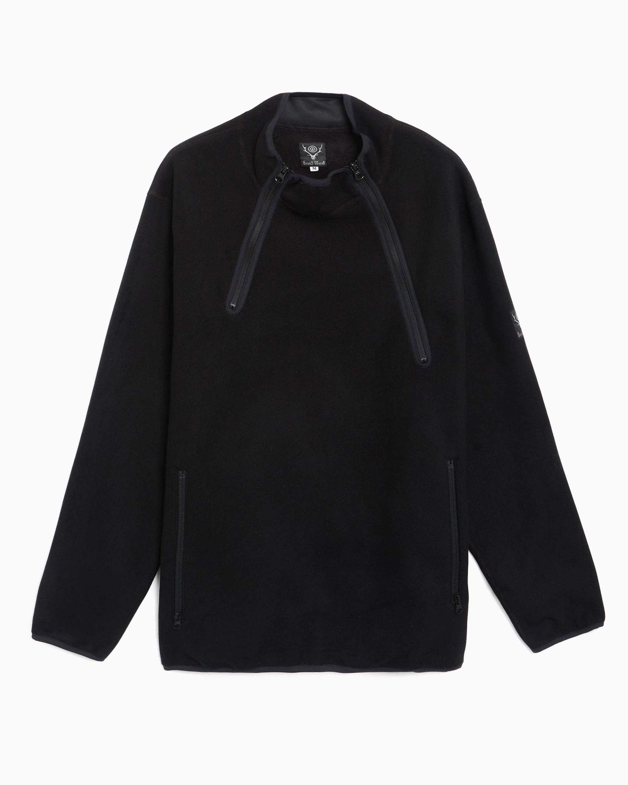 South2 West8 Zipperジャケット ブラック South2 West8 Men's Paddling Fleece Sweatshirt Men's Half Zip Sweatshir