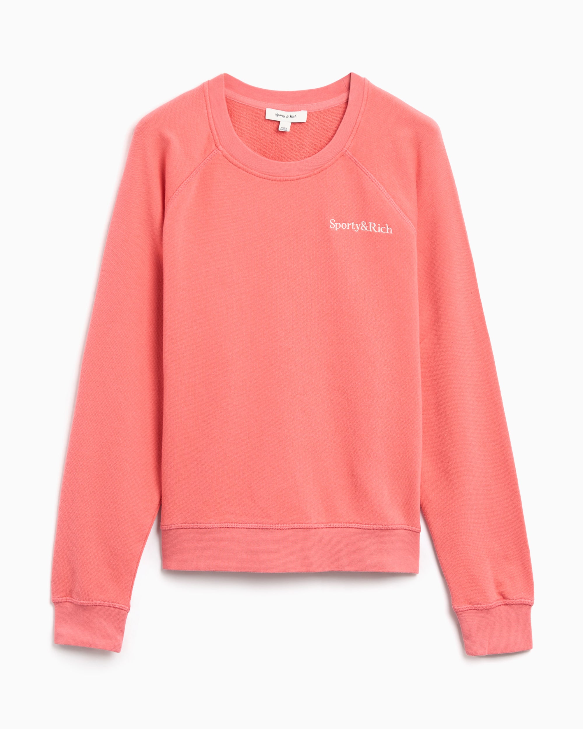 Sweatshirts Sporty & Rich Serif Logo Soft Unisex Sweatshirt Unisex Sweatshirt - WS047S402SC