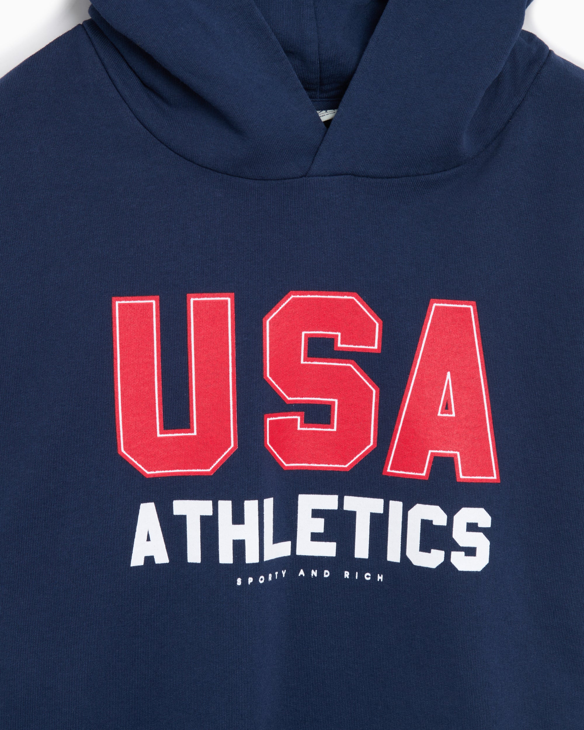 【SPORTY&amp;RICH】ATHLETIC CLUB HOODIE Sporty & Rich Women's Athletic Club Hoodie in Chocolate Sporty & Rich