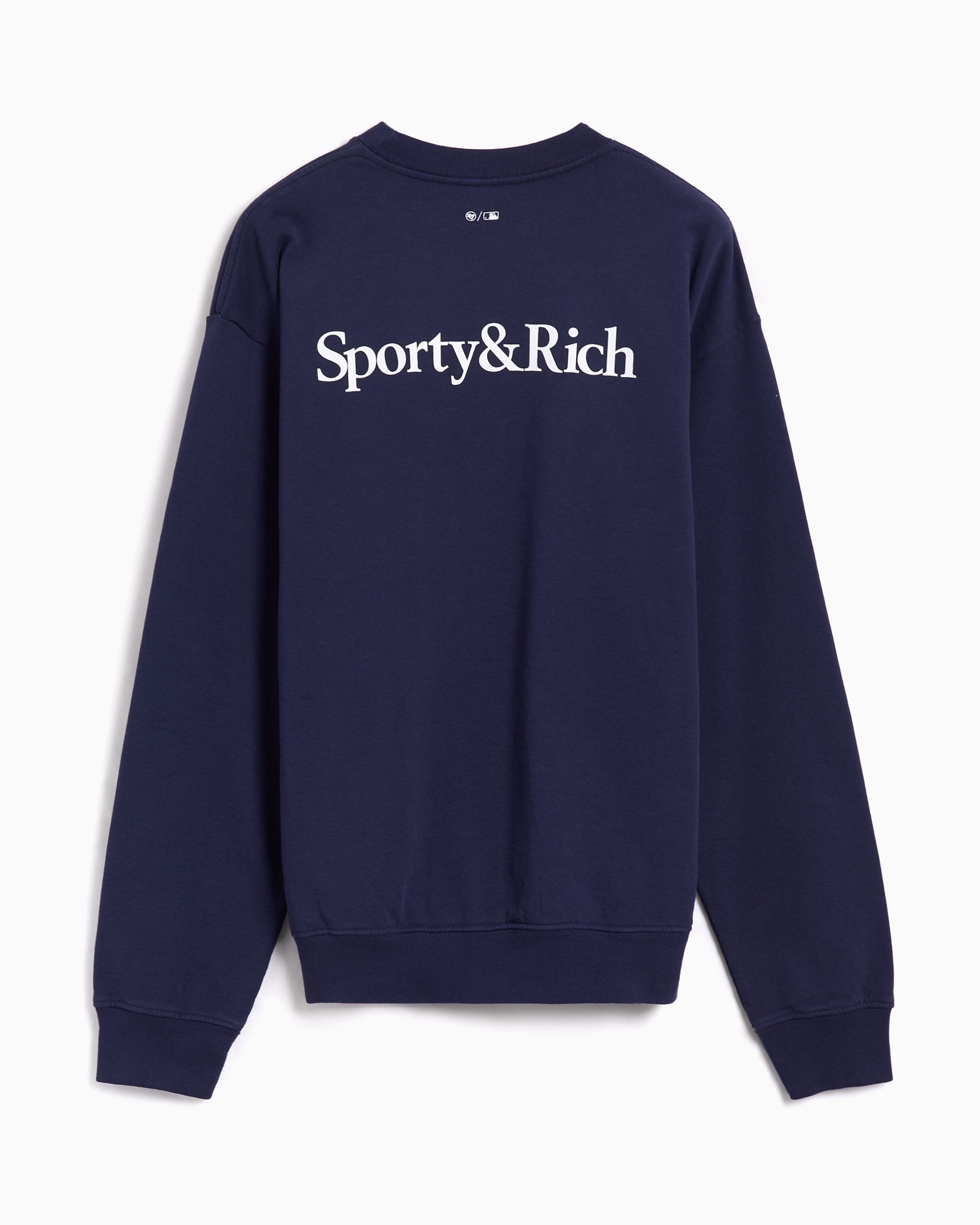 Sporty ＆ Rich ロゴスウェット Sporty & Rich ロゴ スウェットシャツ | ブラック | FARFETCH JP