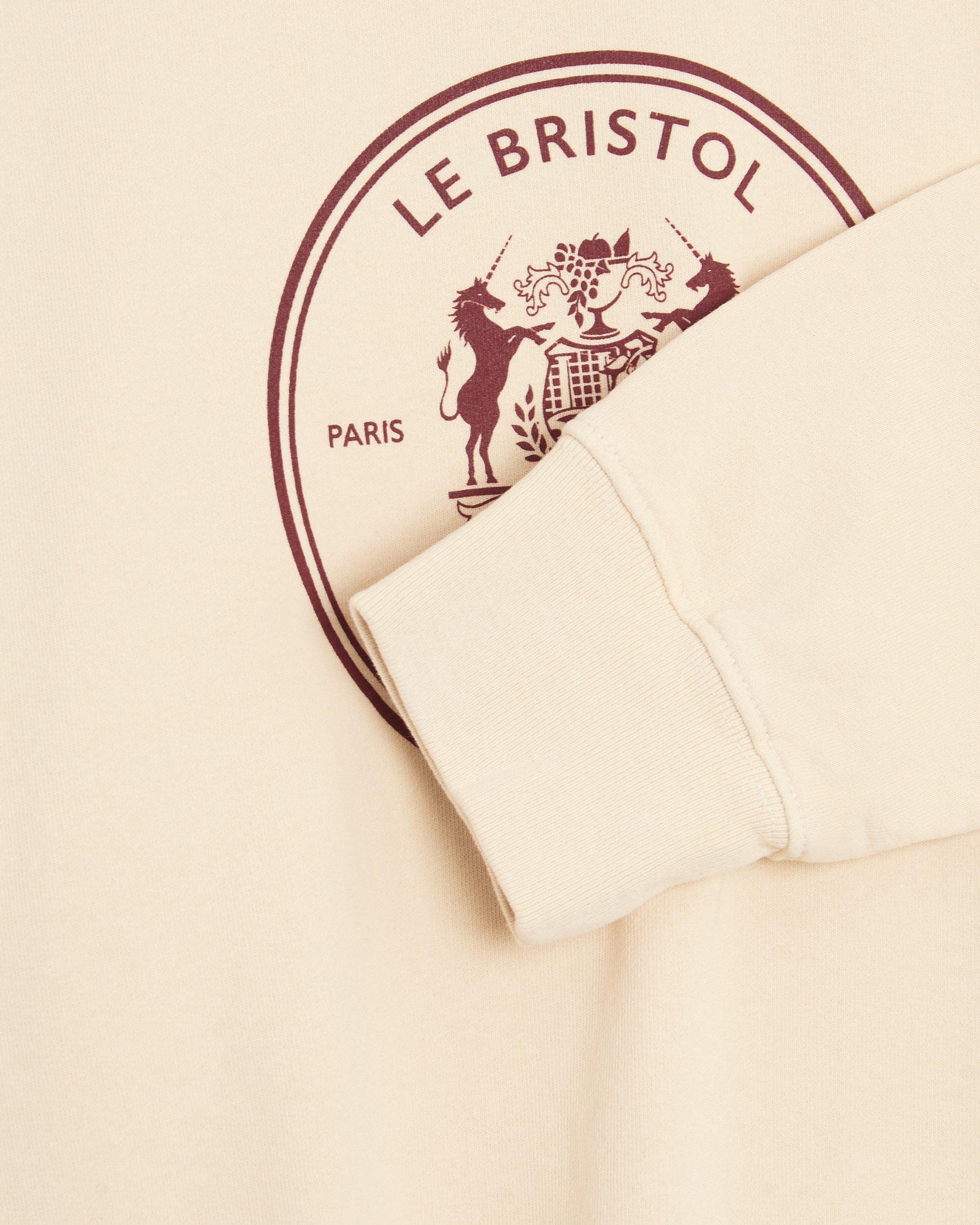 Sporty & Rich x Le Bristol Paris Bristol Crest Unisex Sweatshirt Unise