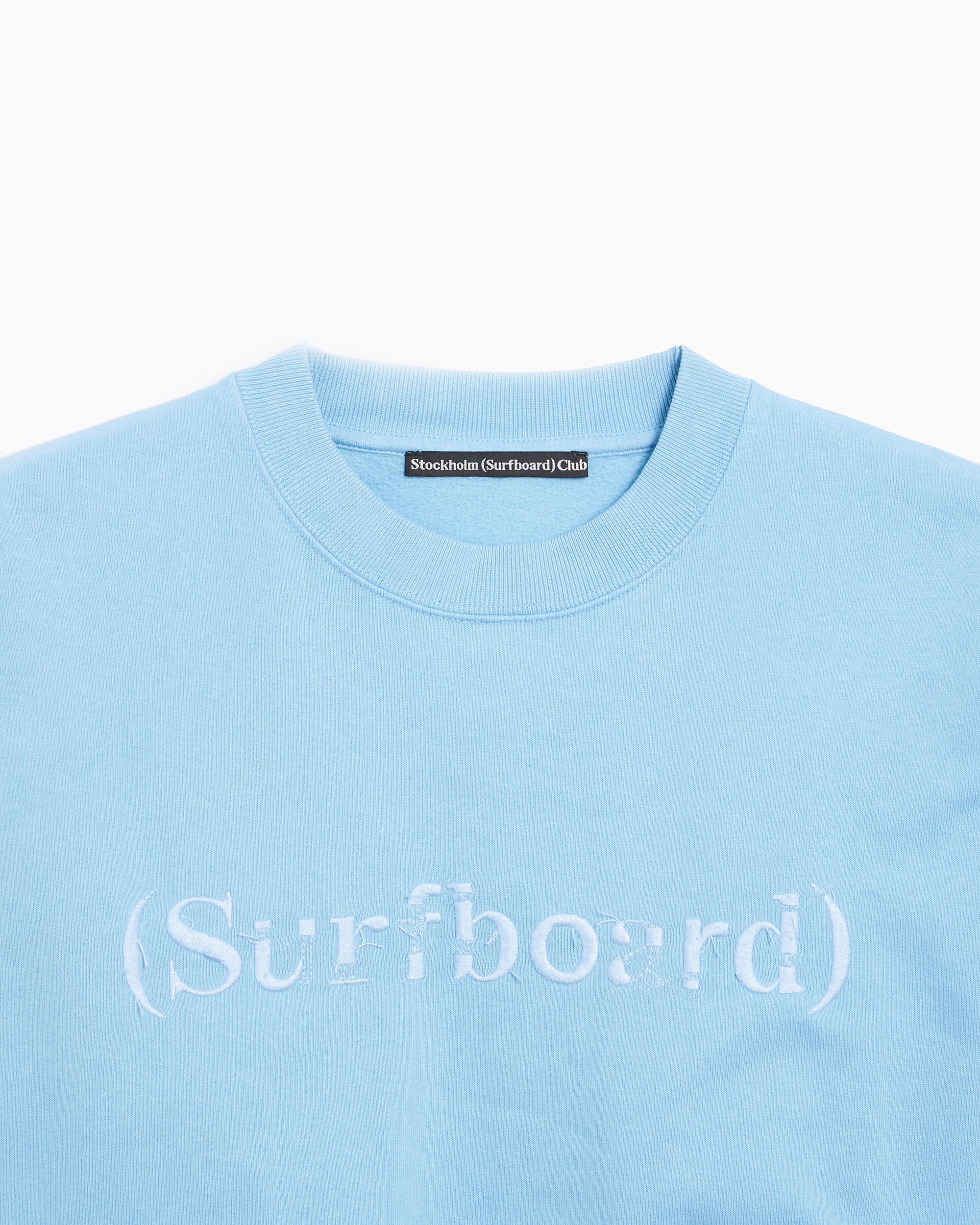 Stockholm (surfboard) Club ロゴニット セーター ストックホルムサーフボードクラブ ブルー XL （10080M） sweatshirts-stockholm-