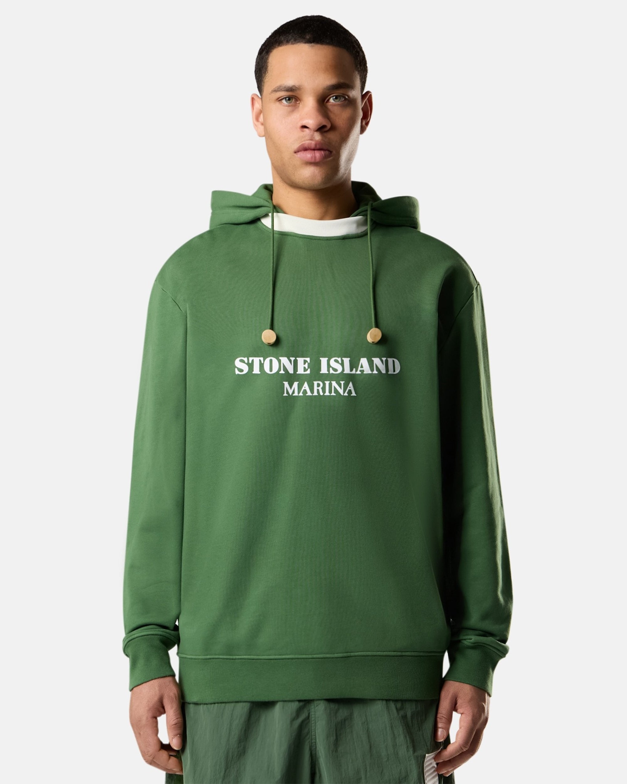 Stone Island Marina Logo Relaxed Men's Hoodie