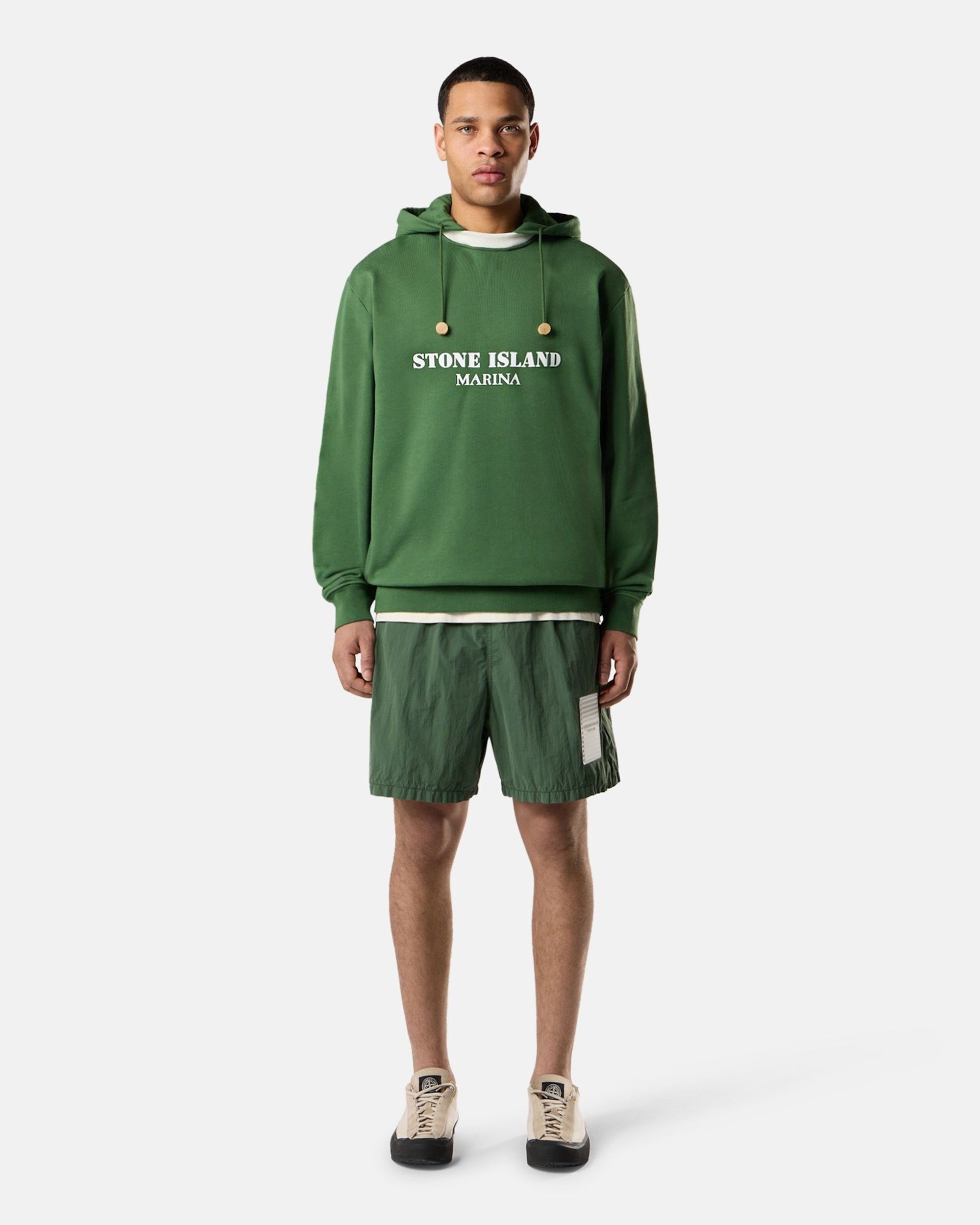 Stone Island Marina Logo Relaxed Men's Hoodie