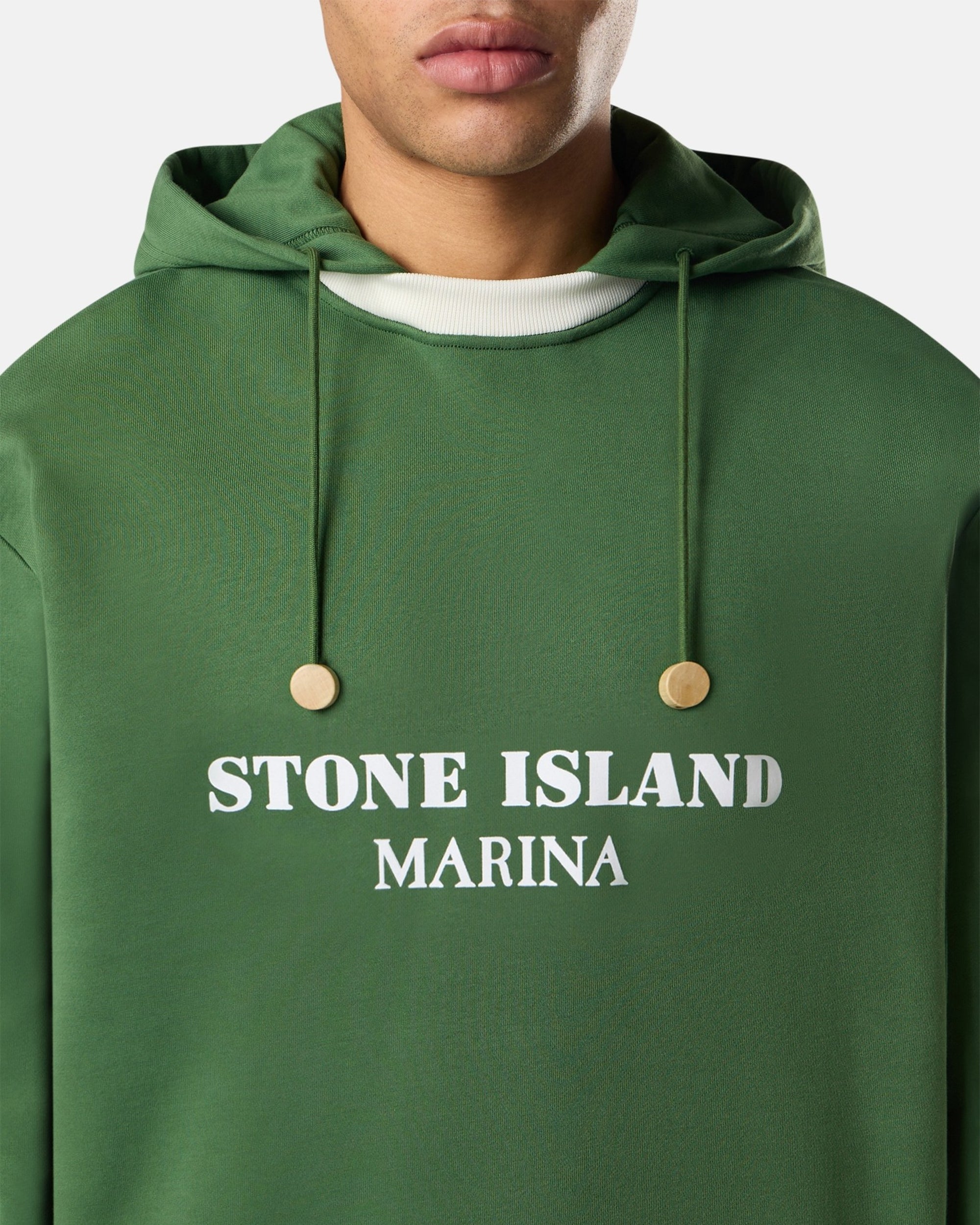 Stone Island Marina Logo Relaxed Men's Hoodie