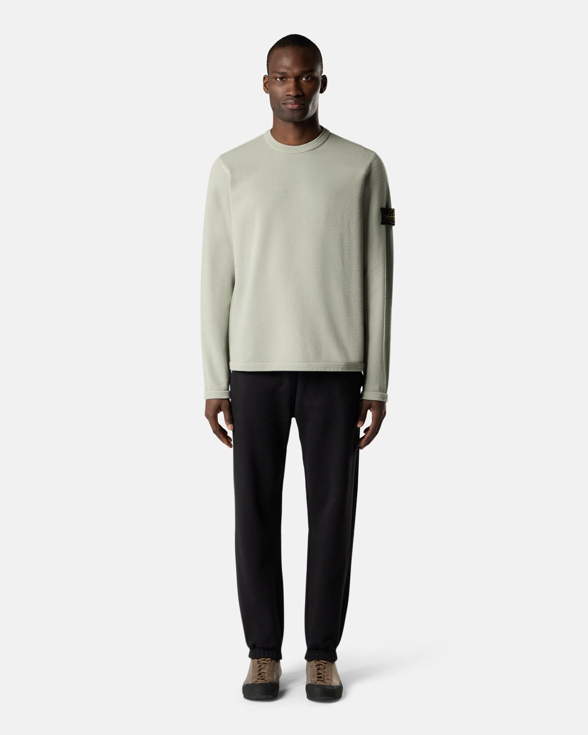 【STONE 】スウェット（L） Stone Island Mesh Stitch Men's Sweatshirt