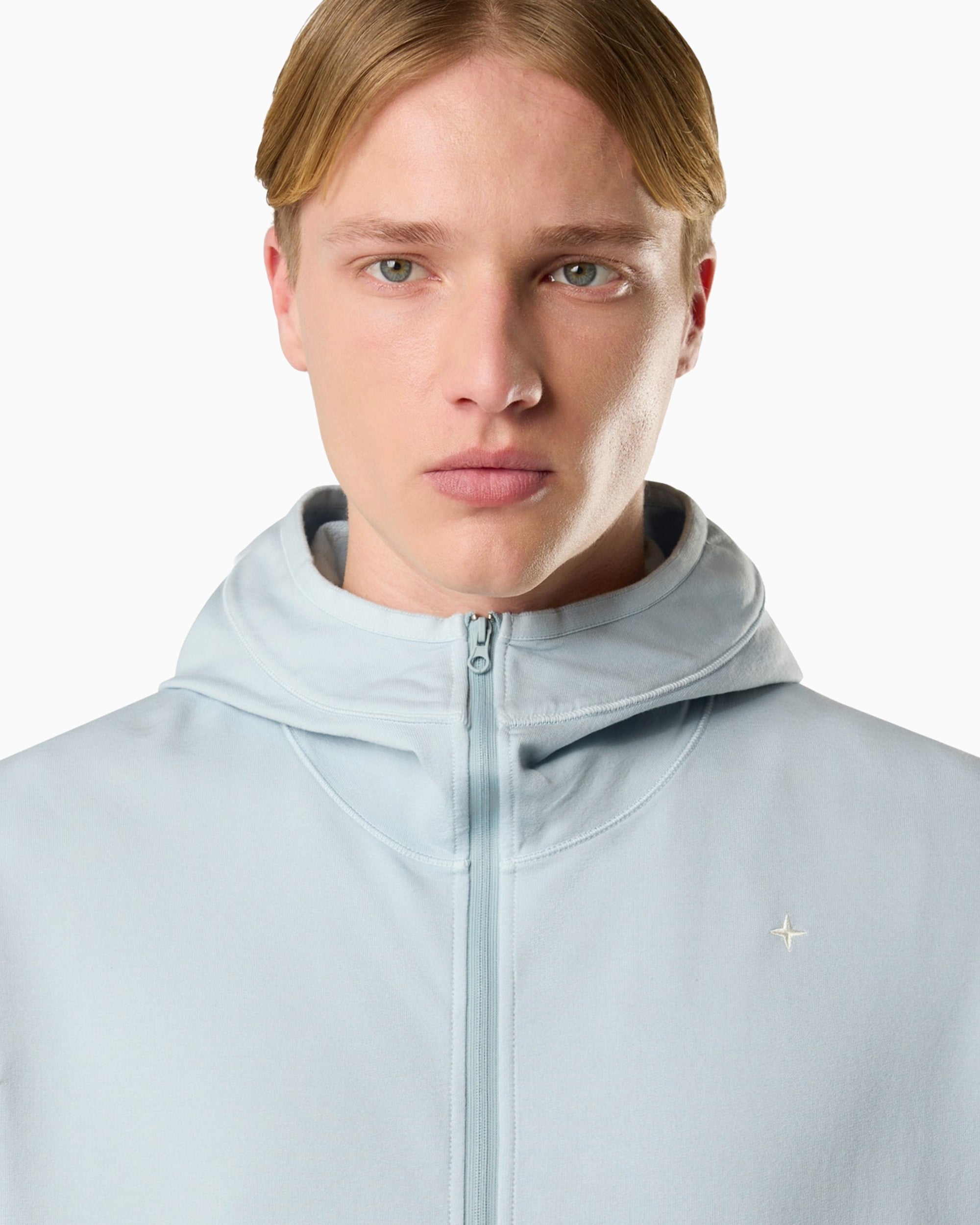 Sweatshirts Stone Island Stellina With Hood Men's Zip-Up Sweatshirt - L1S156100069-V004B