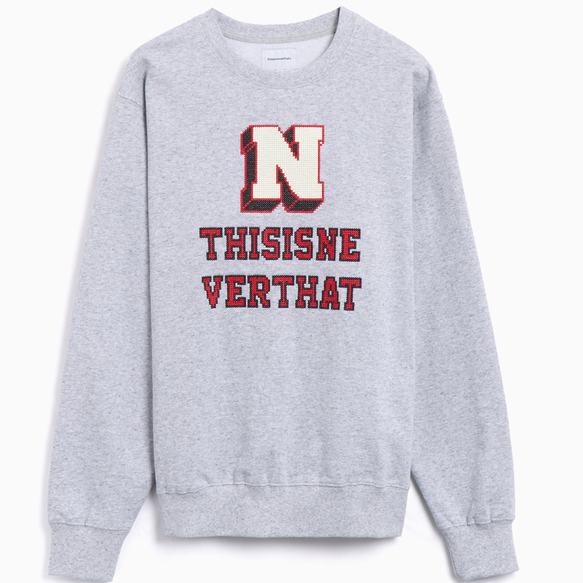 thisisneverthat® thisisneverthat® Cross Stitched Men
