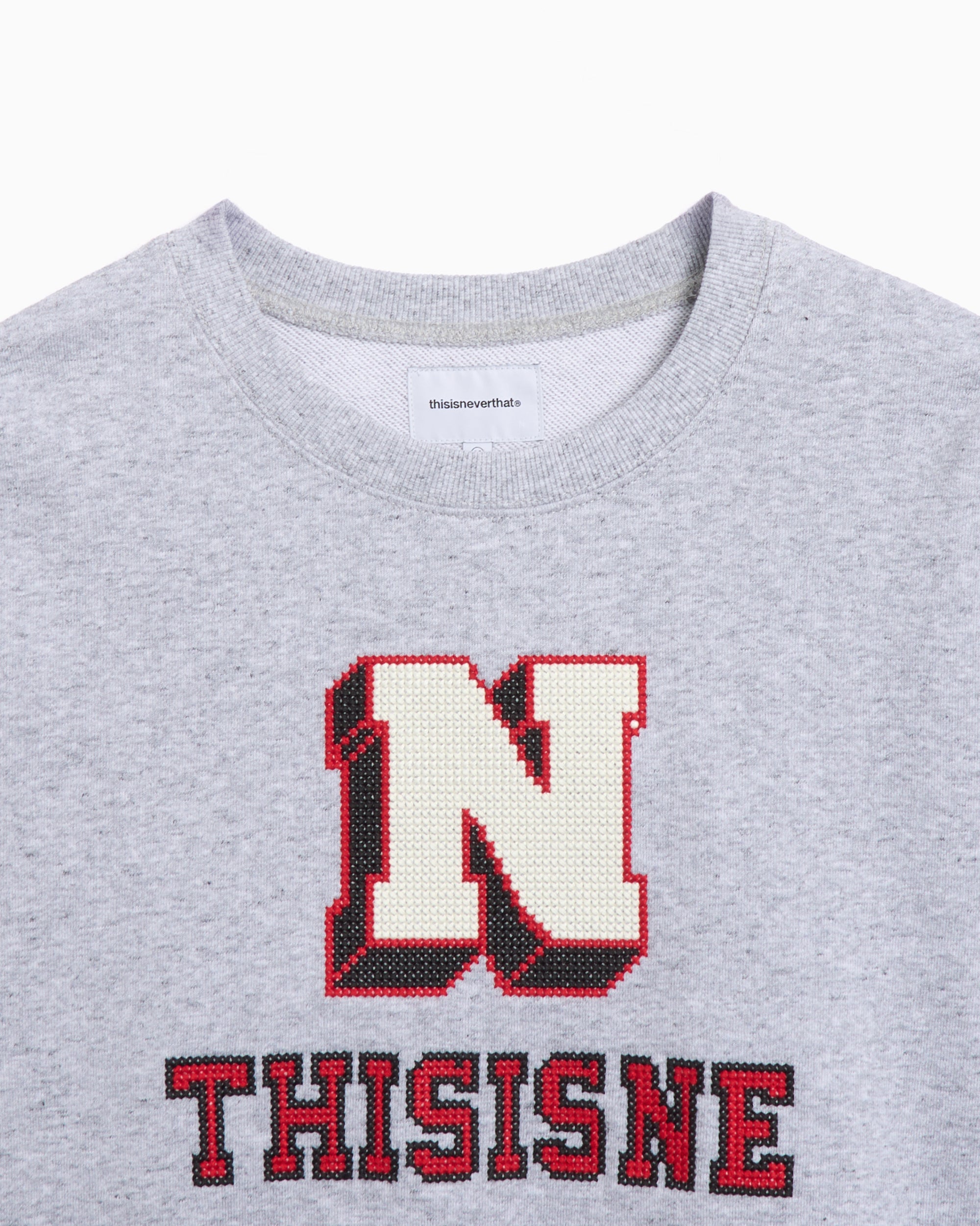 thisisneverthat® thisisneverthat® Cross Stitched Men's Sweatshirt Men'
