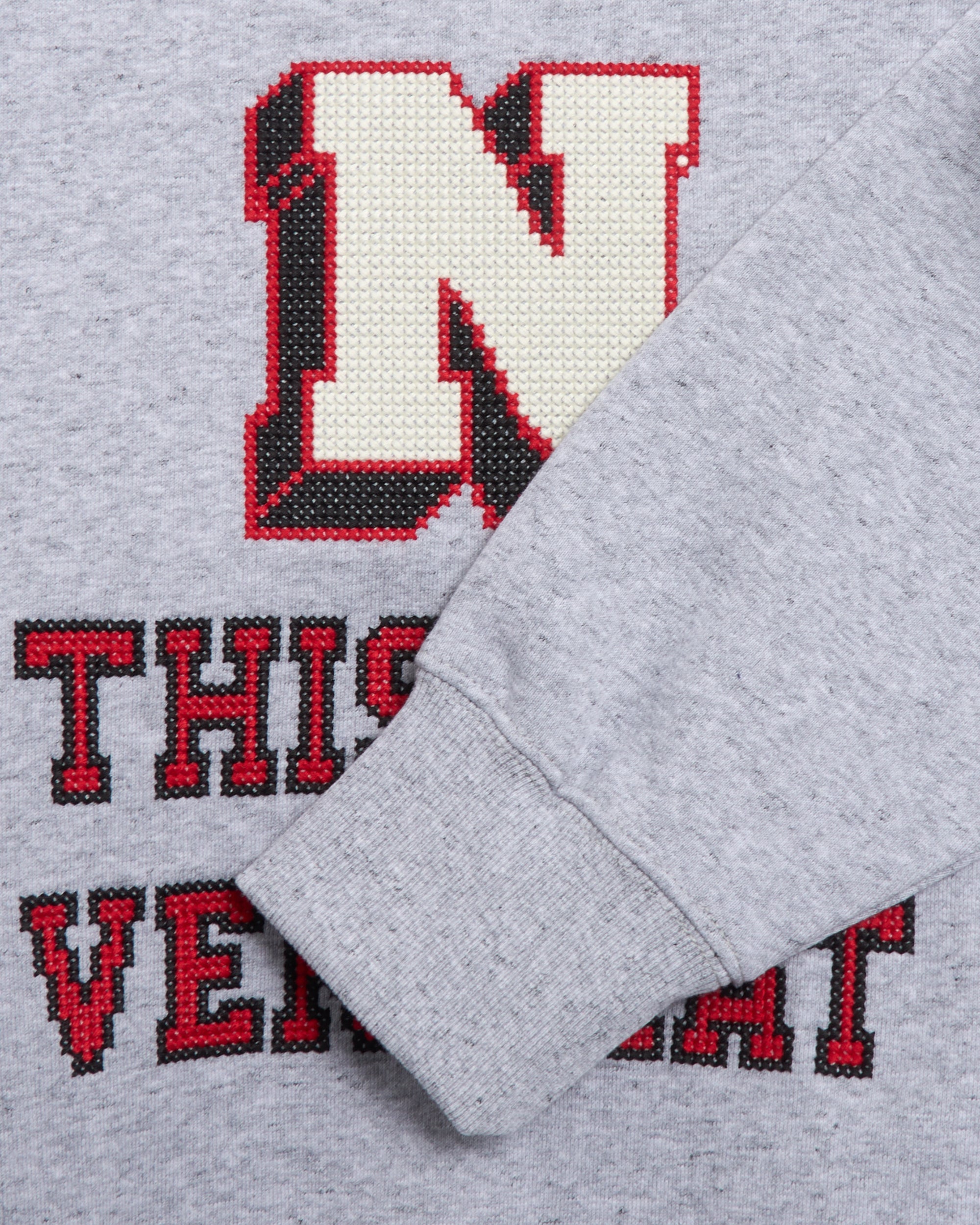 thisisneverthat® thisisneverthat® Cross Stitched Men's Sweatshirt Men'