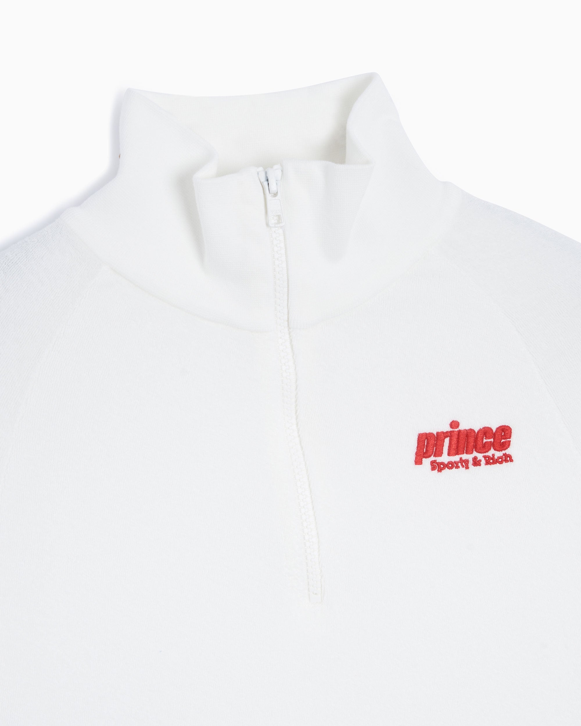 SPORTY & RICH X PRINCE ハーフジップ X Prince Sporty & Rich x Prince Sporty Unisex 1/4 Zip Sweatshirt Unise