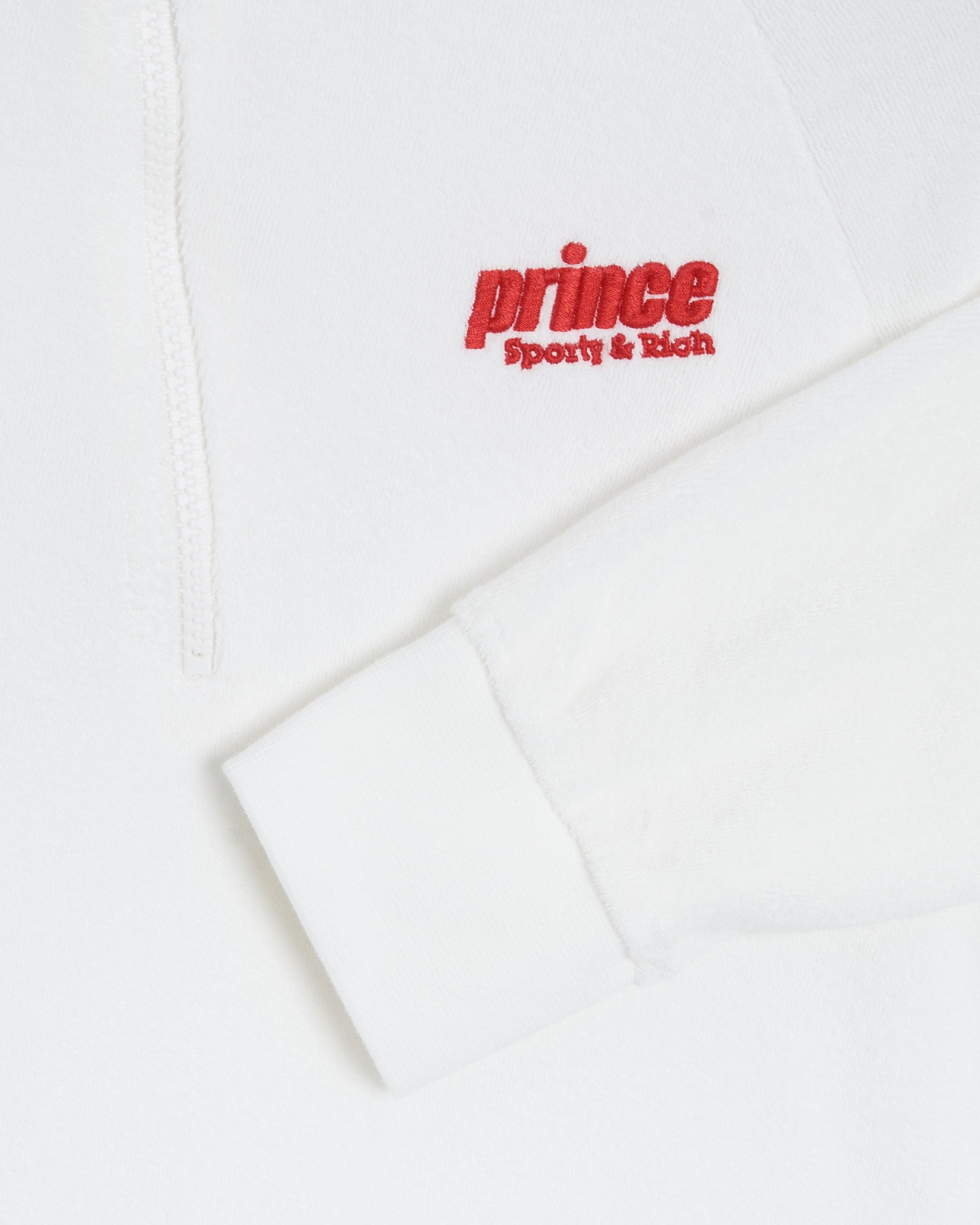 SPORTY &amp; RICH X PRINCE ハーフジップ X Prince Sporty & Rich x Prince Sporty Unisex 1/4 Zip Sweatshirt Unise