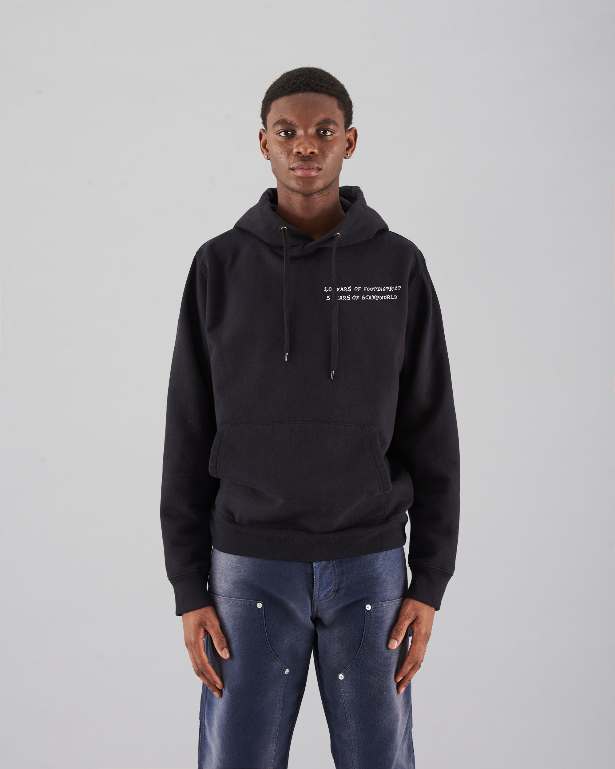 Sweatshirts X ScrapWorld FOOTDISTRICT x ScrapWorld Logo Unisex Hoodie Unisex Hoodie - FDSWHLOGO-BLACK