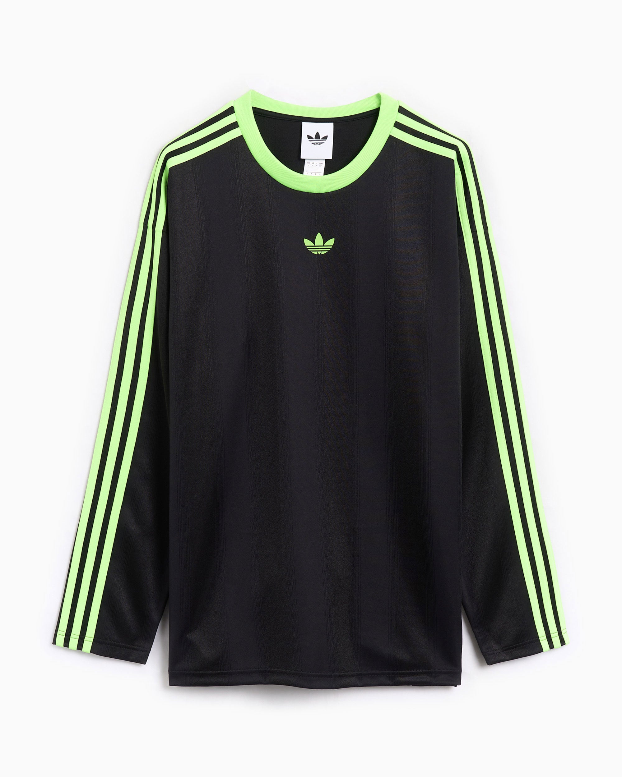 アーセナル トミヤス 18 ブラックジャ adidas Originals Adicolor Jacquard Long-Sleeved Relaxed Men's T-Shirt