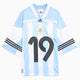 adidas Originals Bringback Remixed "Argentina" Logo Half-Sleeved Relaxed Men's Jersey T-Shirt