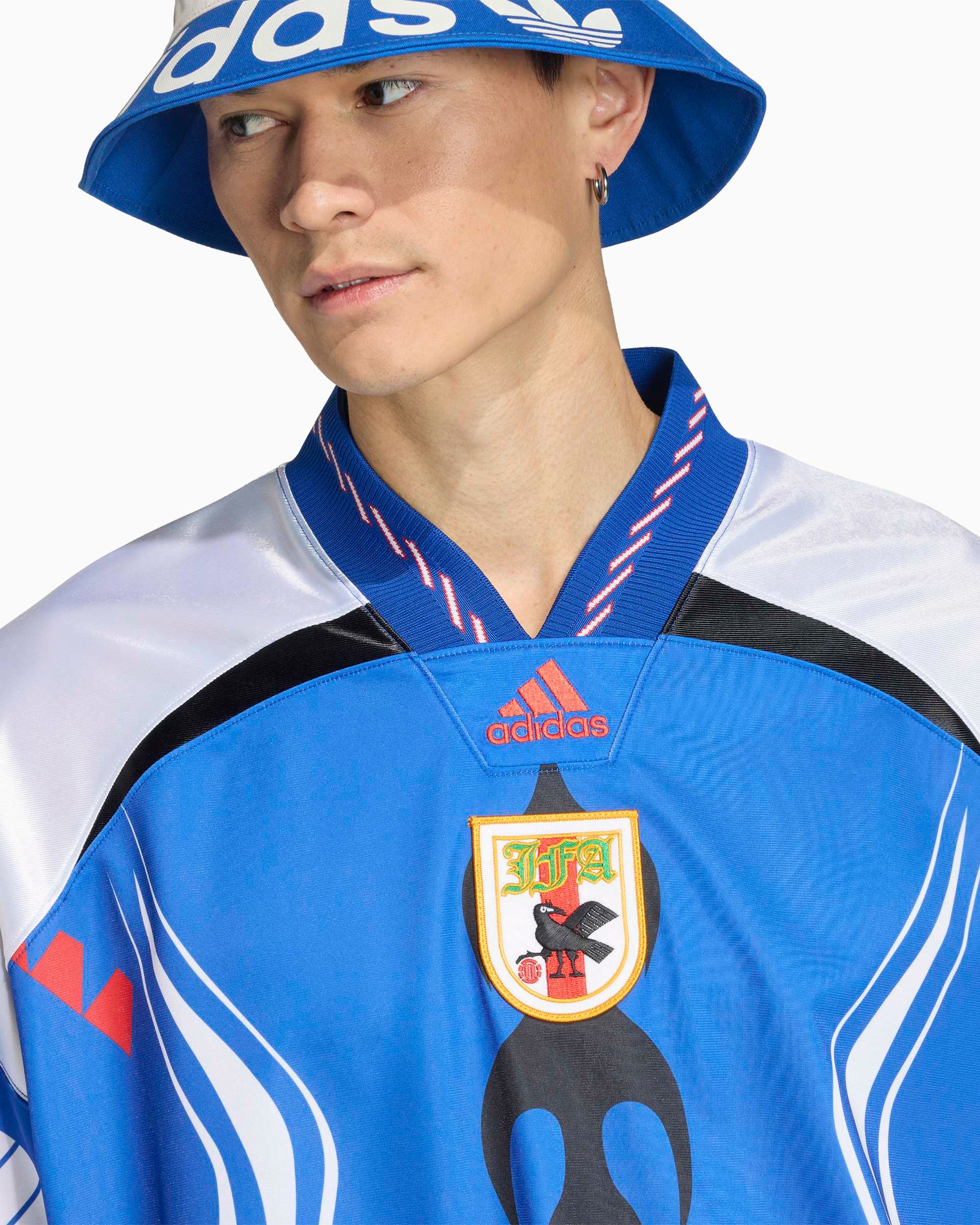 T-Shirts adidas Originals Bringback Remixed "Japan" Logo Half-Sleeved Oversize Men's Jersey T-Shirt - KD5984