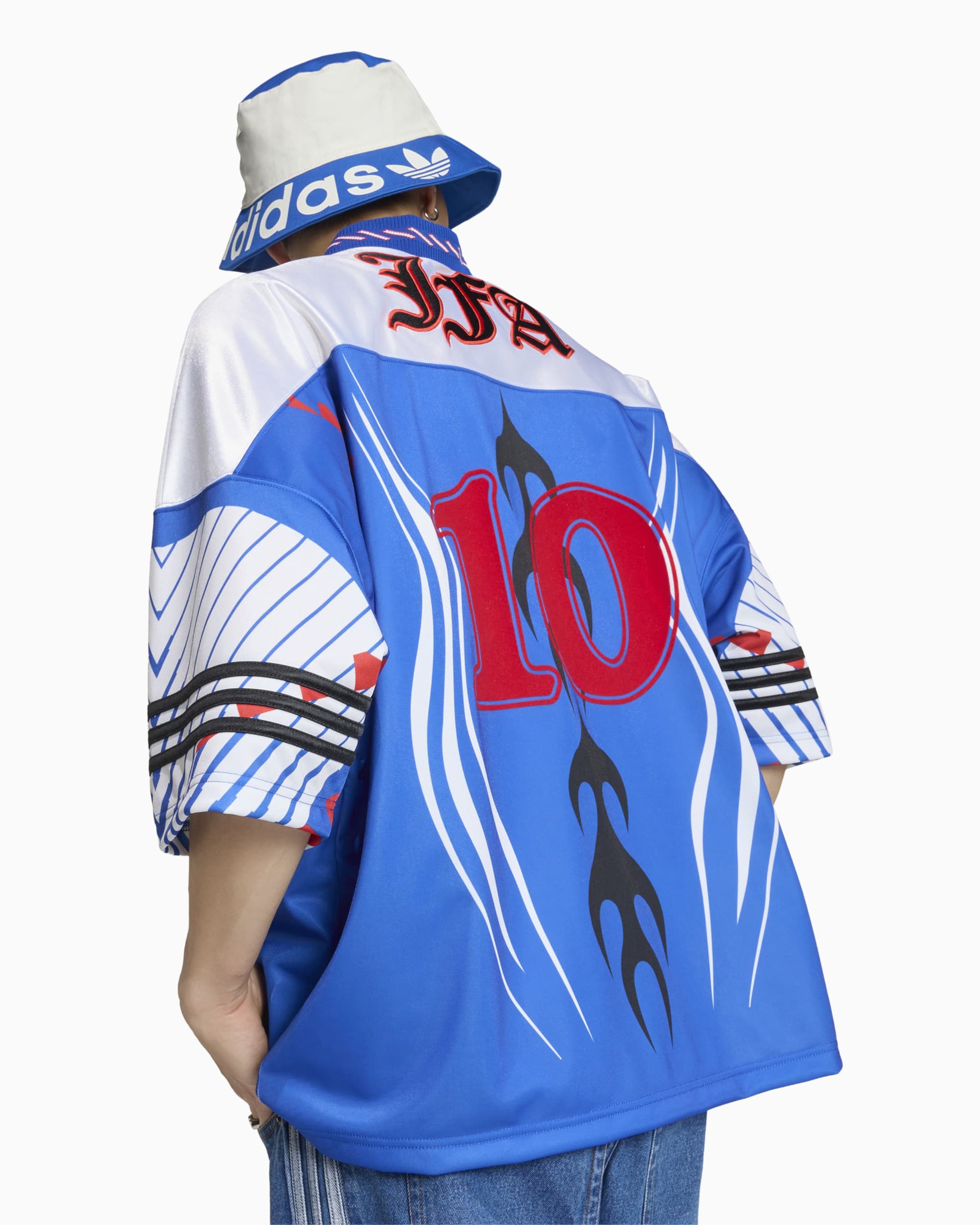 T-Shirts adidas Originals Bringback Remixed "Japan" Logo Half-Sleeved Oversize Men's Jersey T-Shirt - KD5984