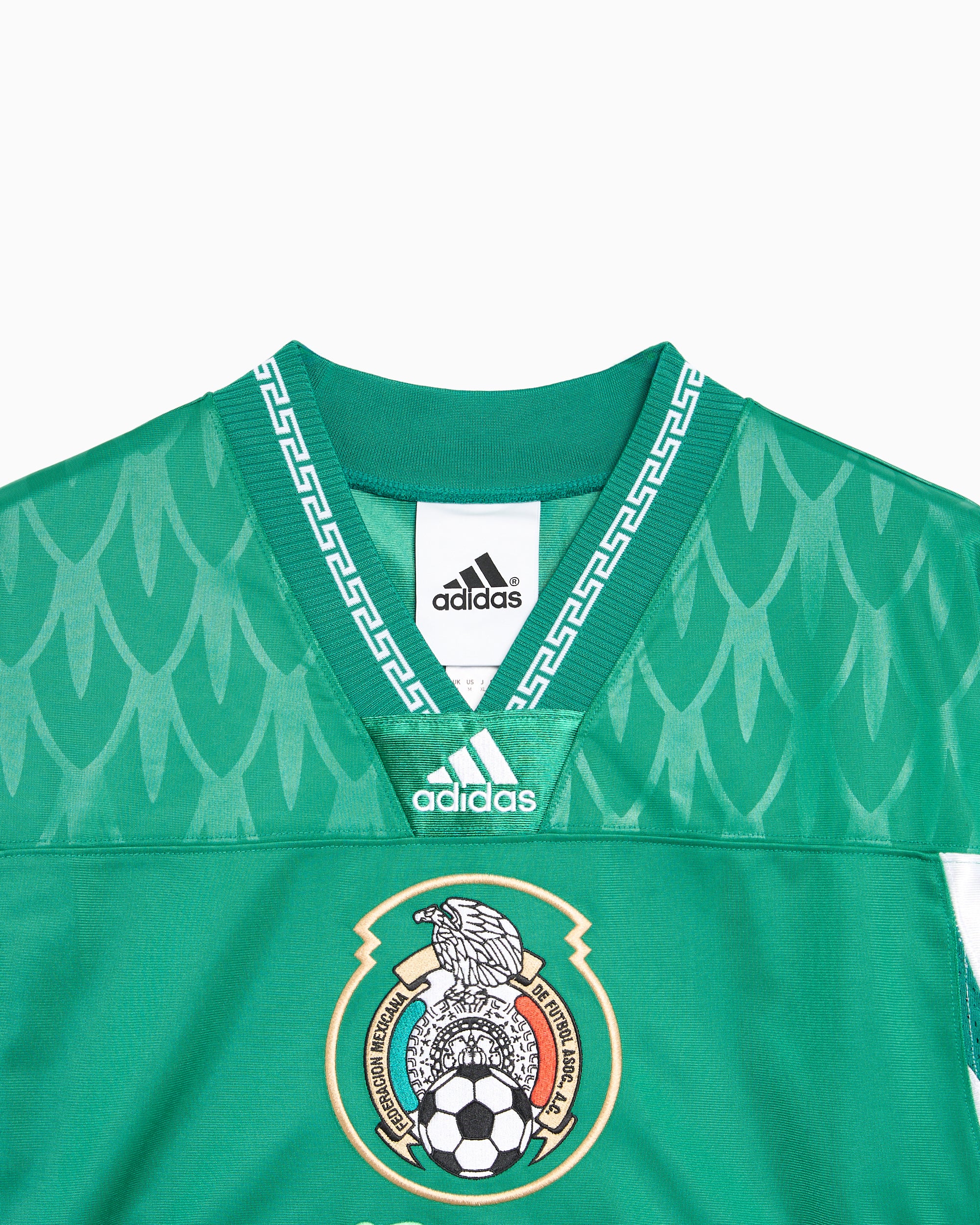 T-Shirts adidas Originals Bringback Remixed "Mexico" Logo Half-Sleeved Relaxed Men's Jersey T-Shirt - KD5986
