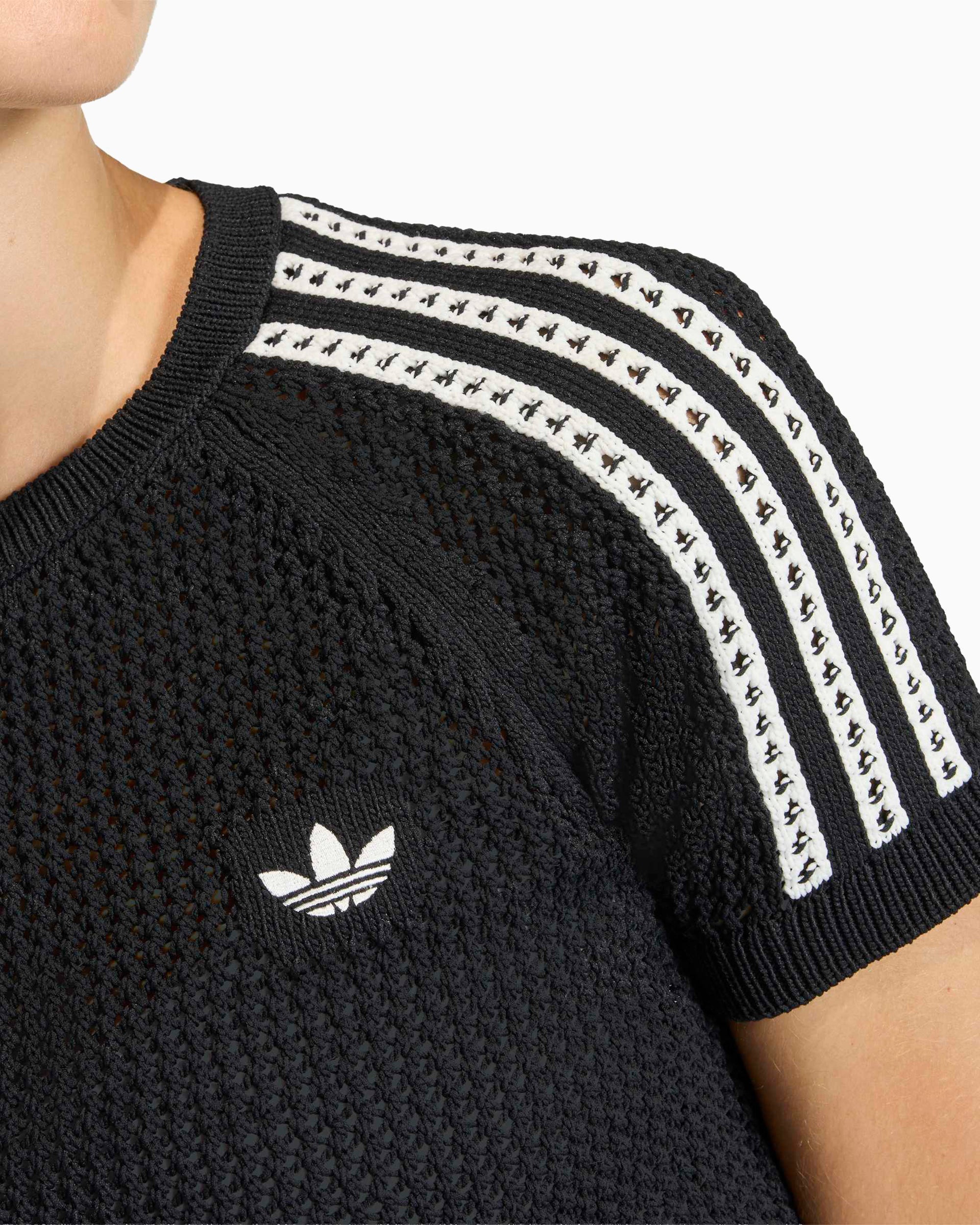 adidas Originals Cali Crochet Crop Women's T-Shirt