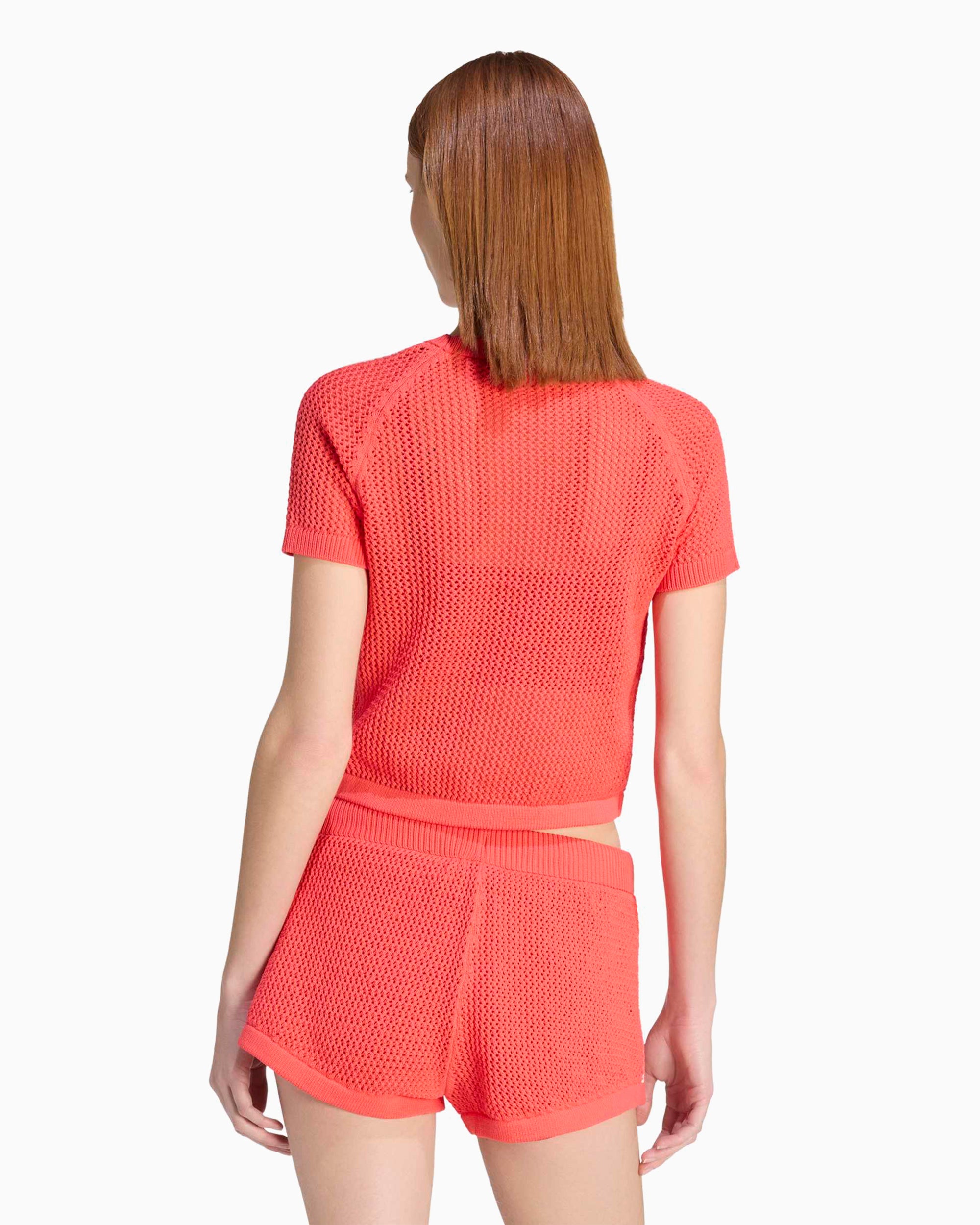 セルライティ adidas Originals Cali Crochet Crop Women's T-Shirt