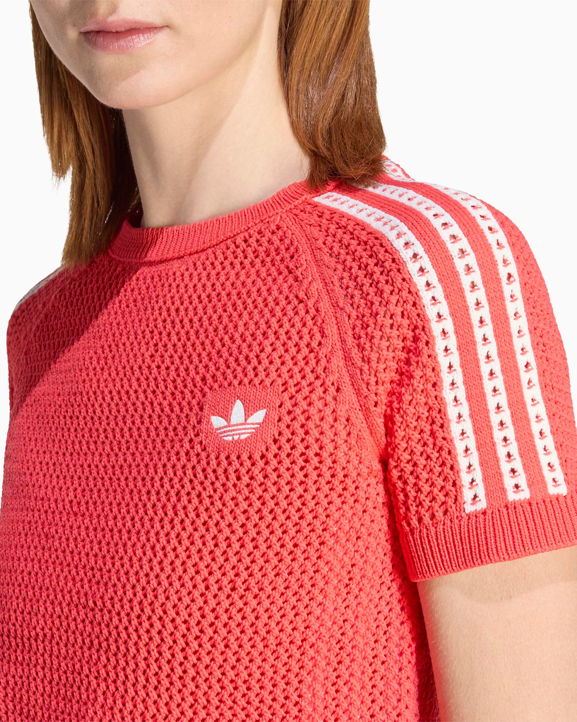 adidas Originals Cali Crochet Crop Women's T-Shirt