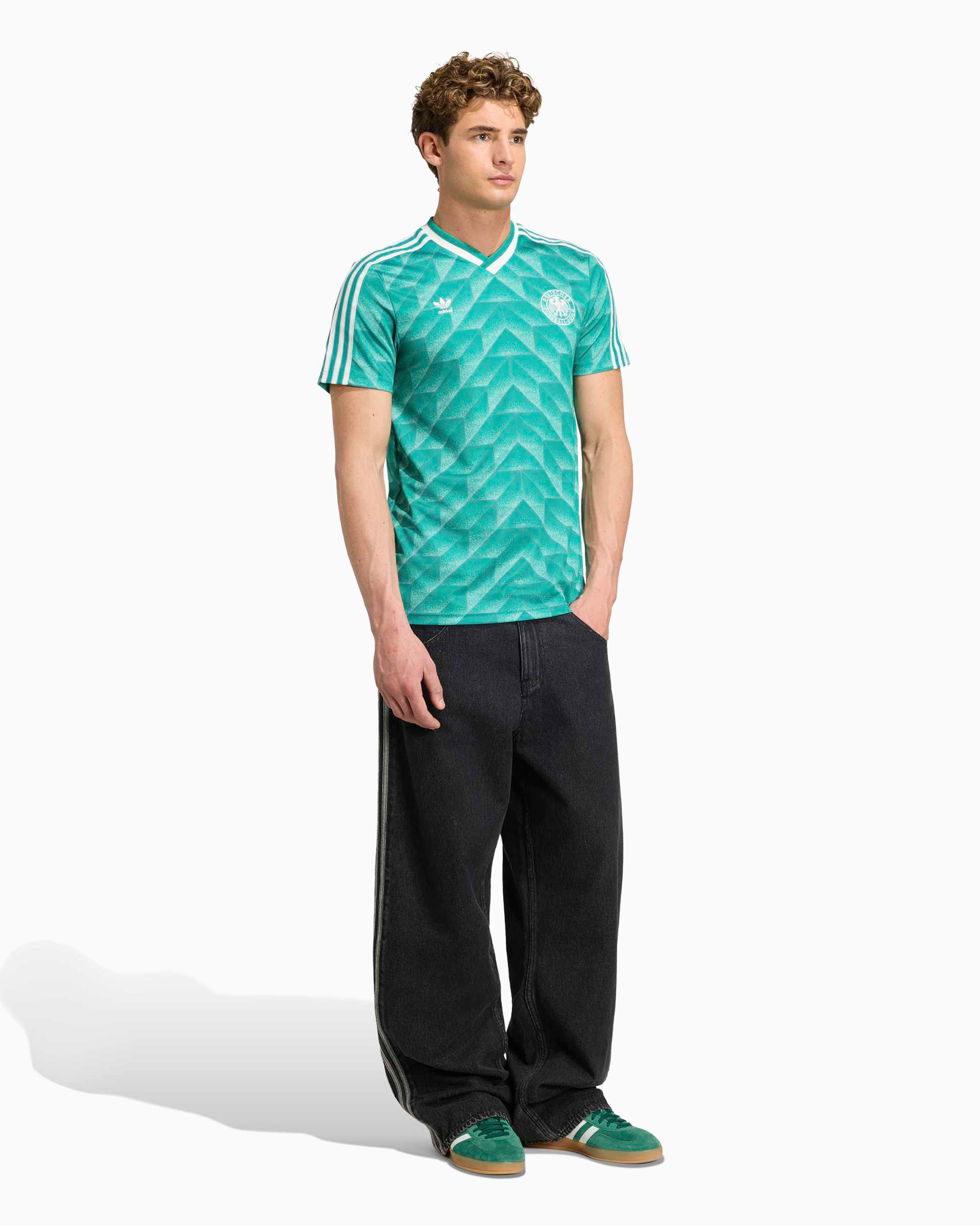 T-Shirts adidas Originals Germany 1990 Football 2nd Kit Men's Jersey T-Shirt - KD3999
