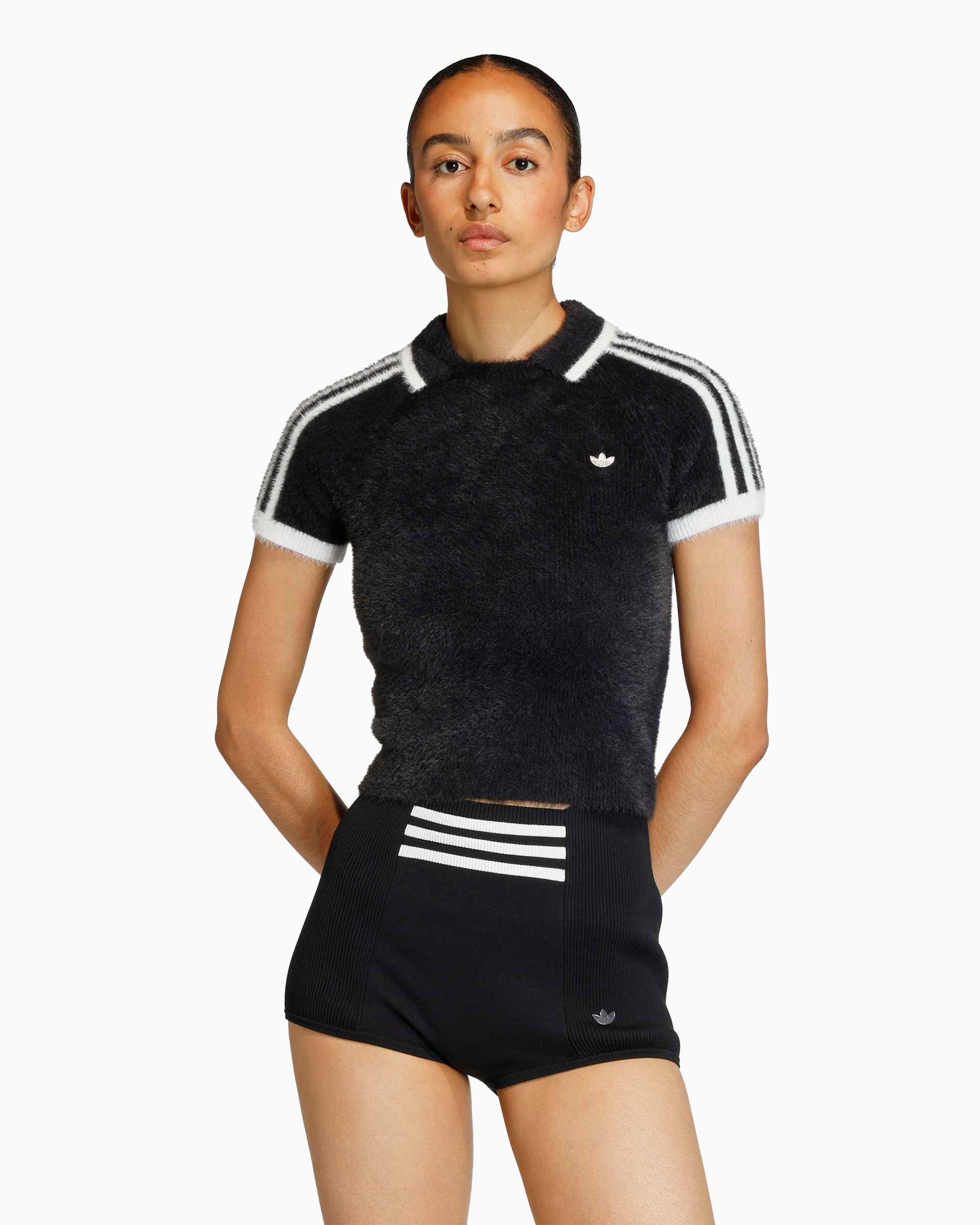 T-Shirts adidas Originals Knitted Cali Crop Women's T-Shirt - KD2428