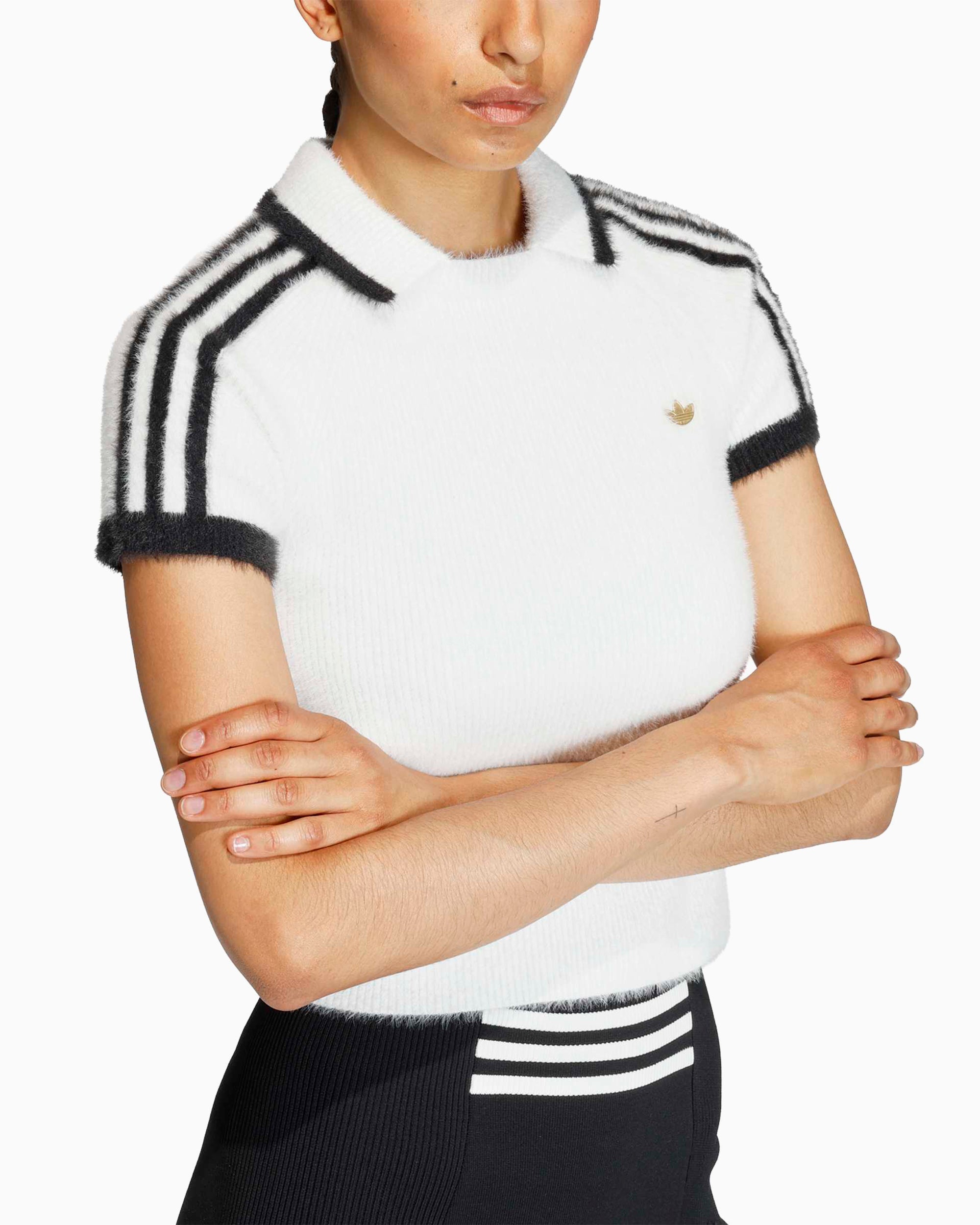 T-Shirts adidas Originals Knitted Cali Crop Women's T-Shirt - KE1301