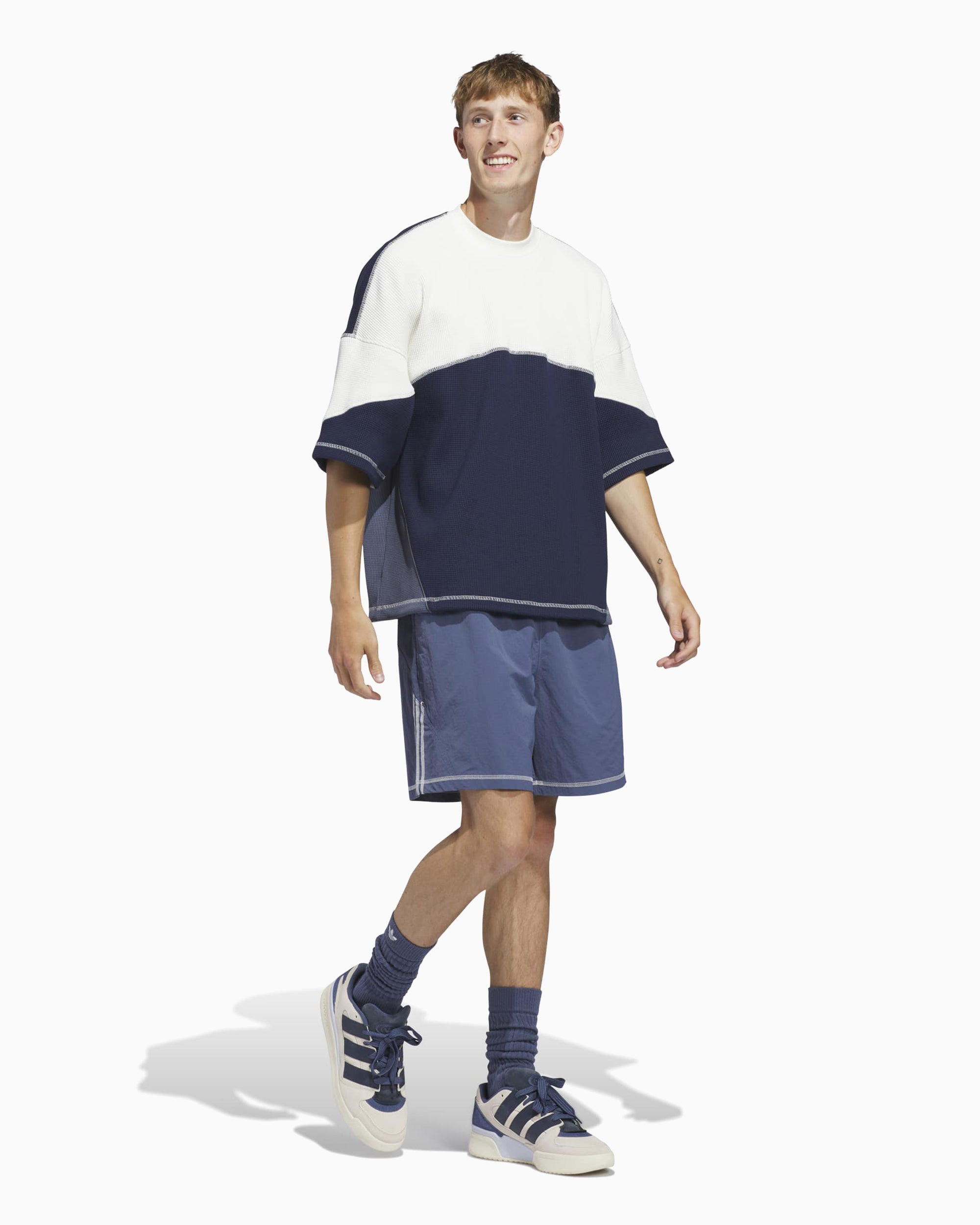 adidas Originals Los Angeles La Cienega Sports Half-Sleeved Relaxed Un