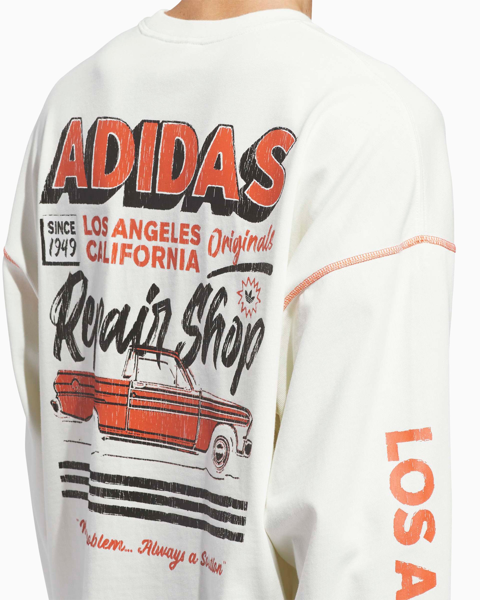 adidas Originals Los Angeles Wilshire Long-Sleeved Oversize Unisex T-S