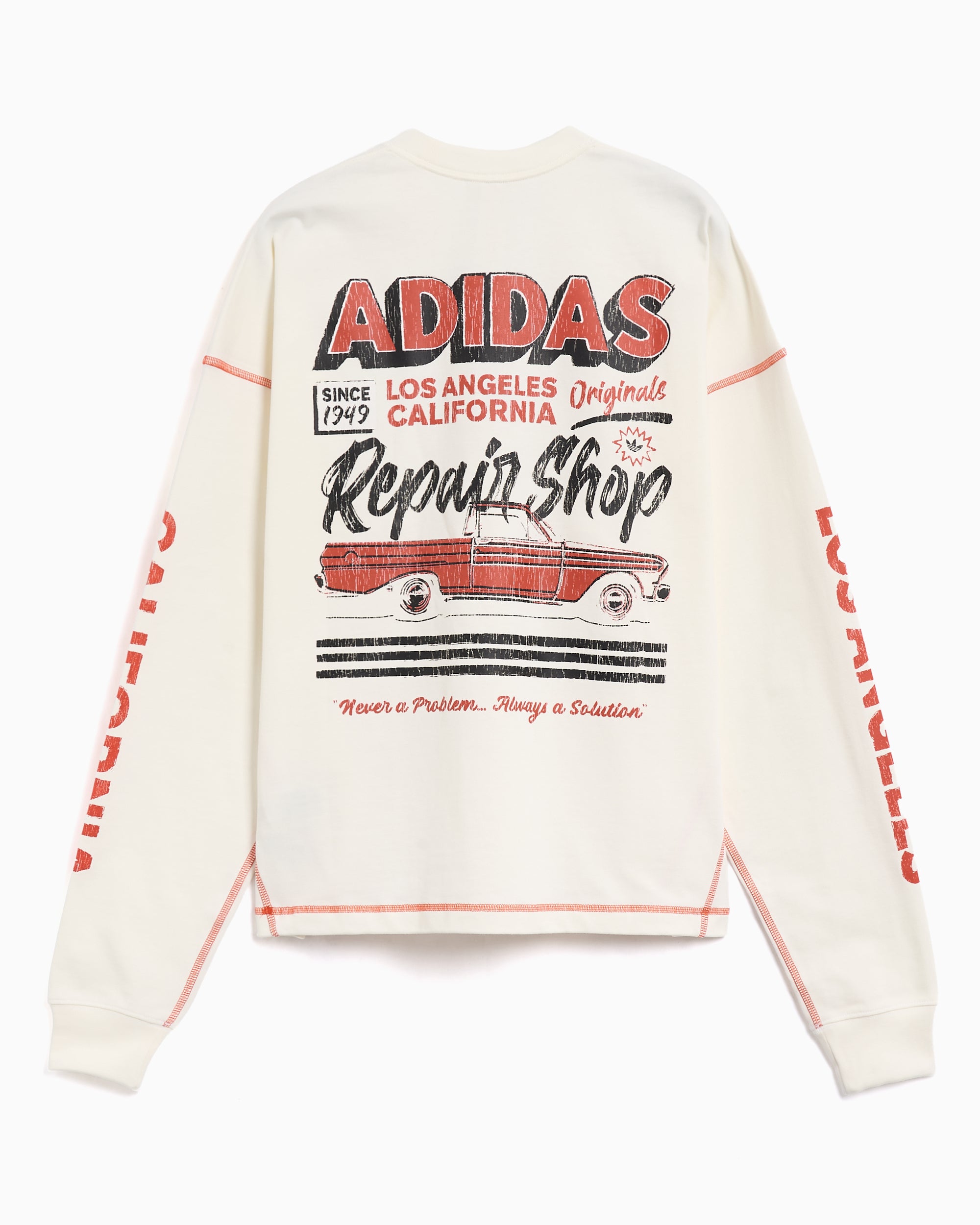 adidas Originals Los Angeles Wilshire Long-Sleeved Oversize Unisex T-S