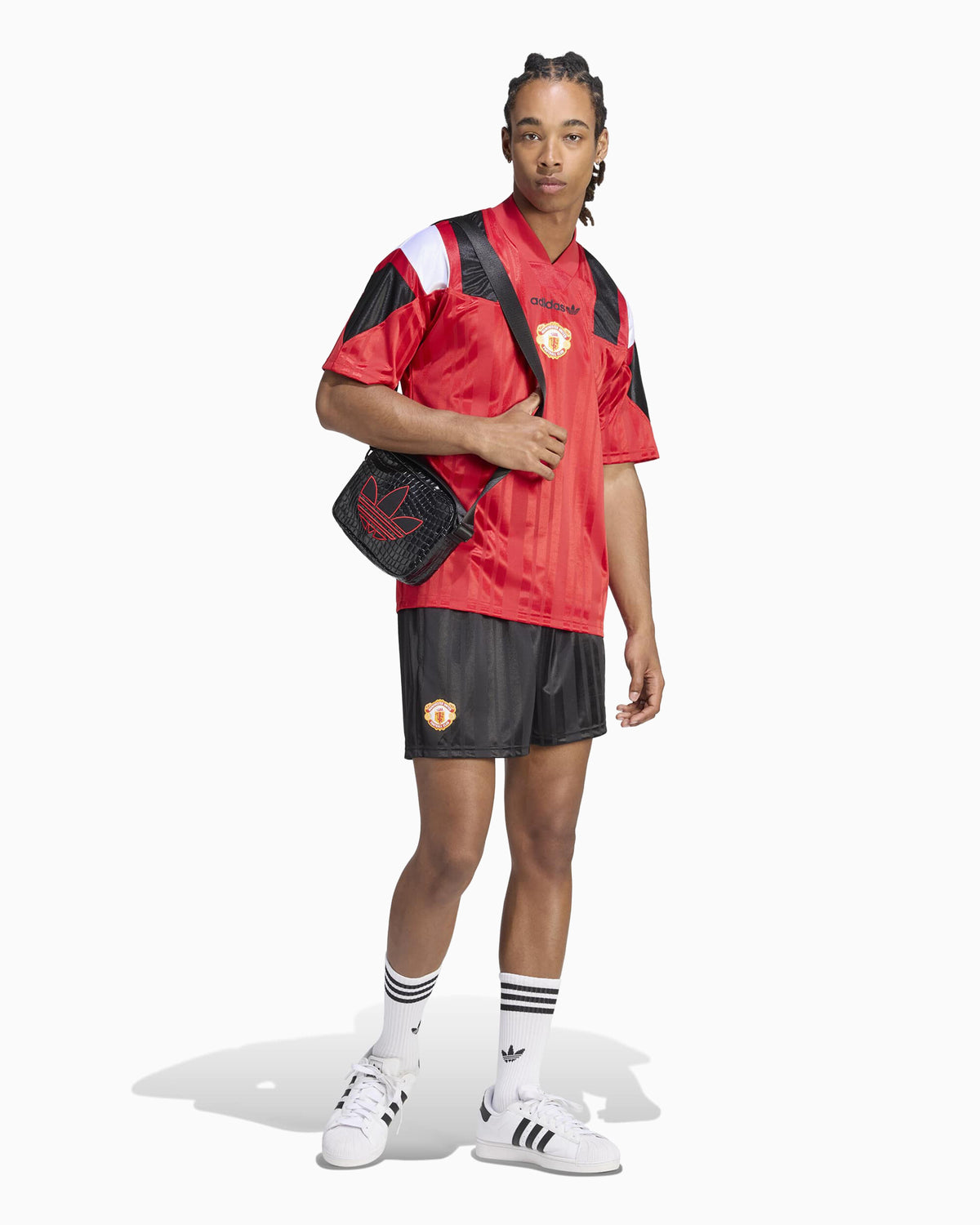 T-Shirts adidas Originals Manchester United FC EQT Relaxed Men's Jersey T-Shirt - KH4821