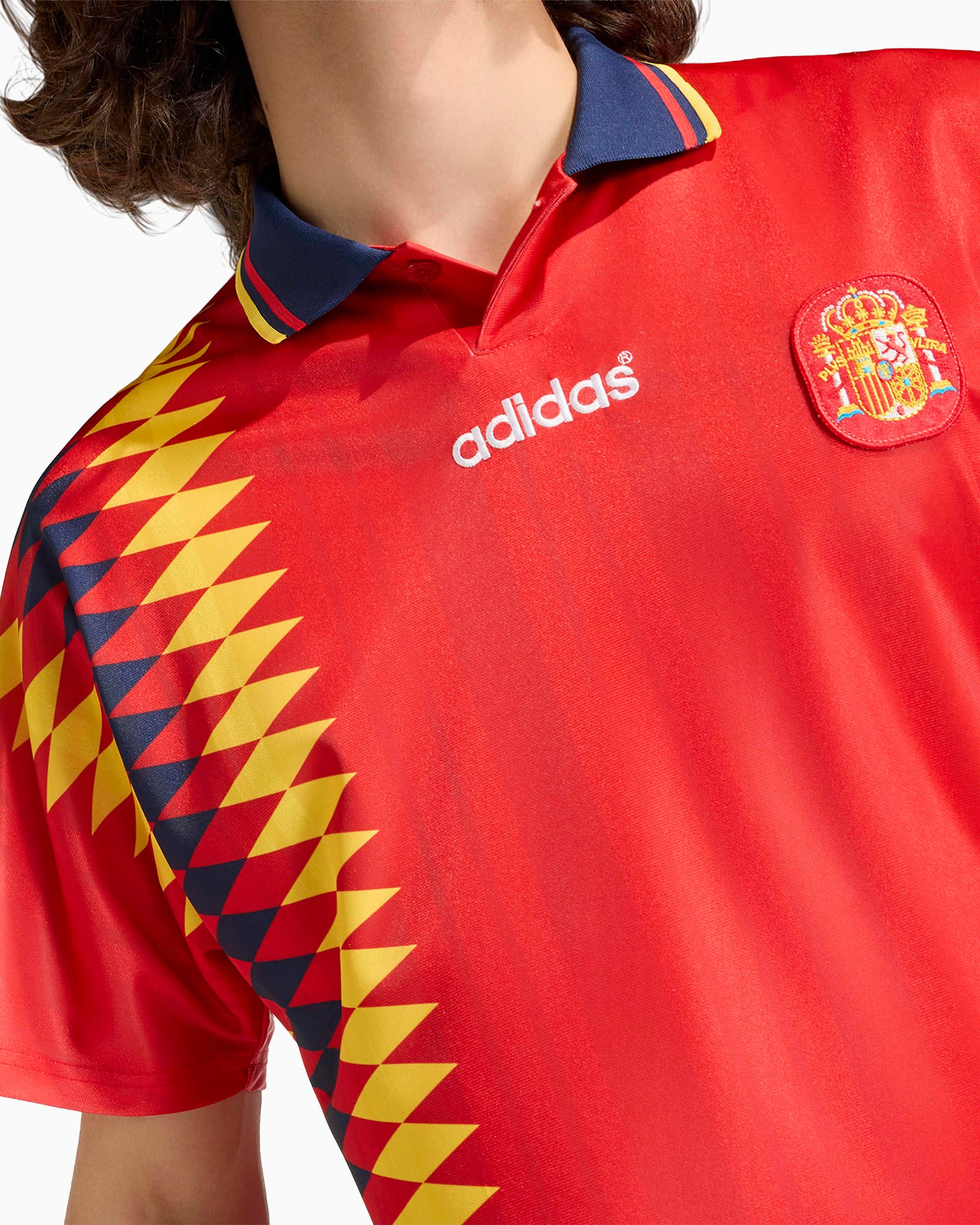 adidas Originals Spain 1994 Football 1st Kit Relaxed Men's Jersey T-Sh