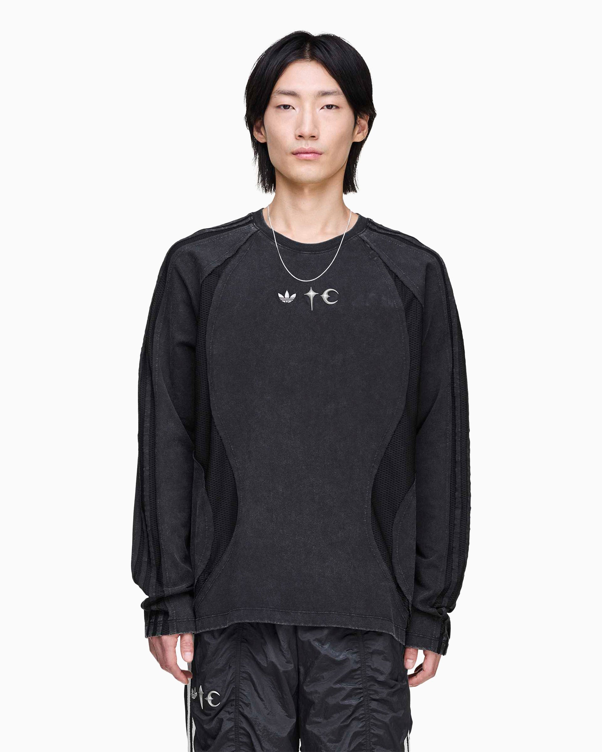 トップス adidas Thug Club Long Sleeve T-Shirt adidas Originals Thug Club Teamgeist Long-Sleeved Relaxed Men's T-Shir