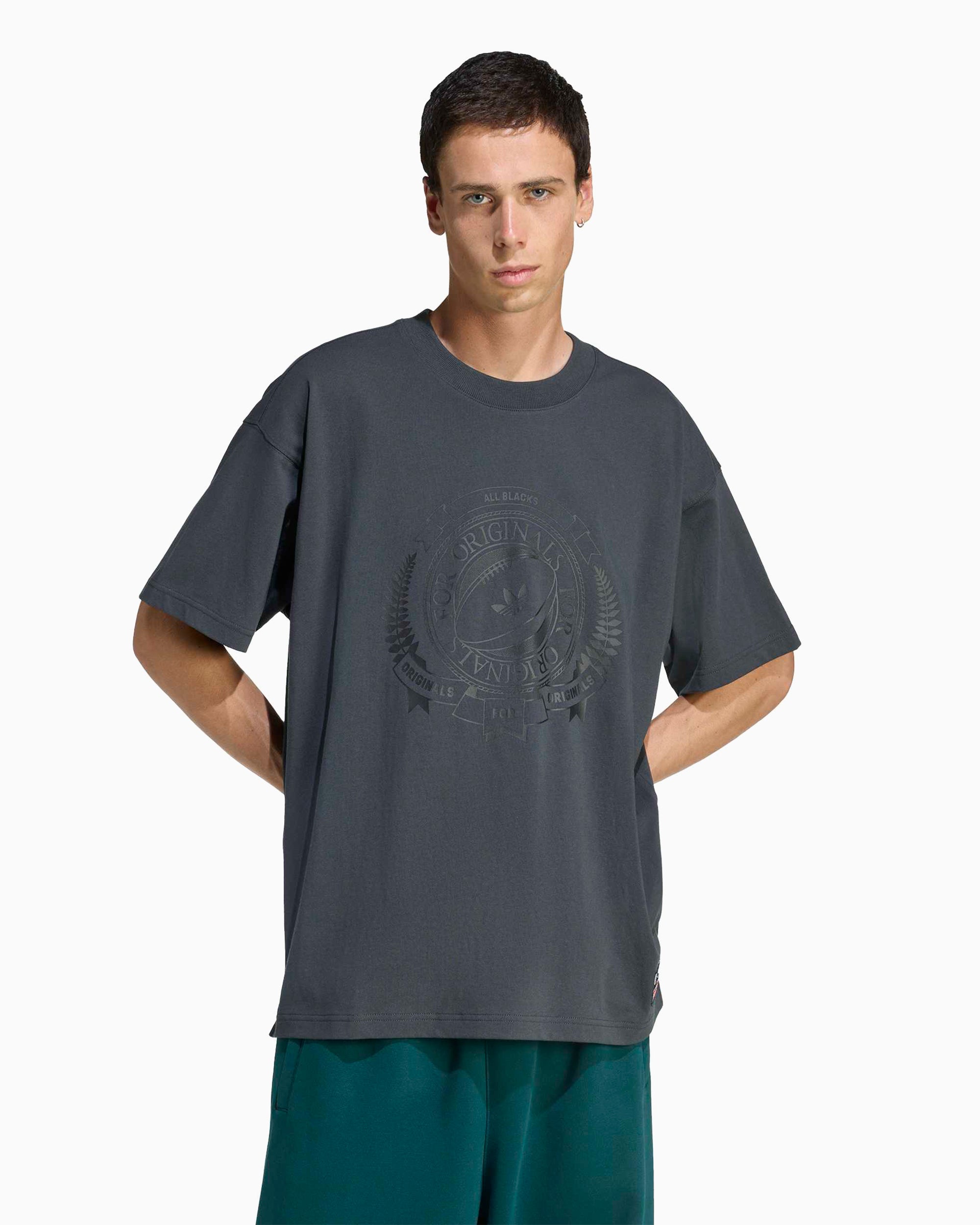 T-Shirts adidas Originals x All Blacks Graphic Relaxed Men's T-Shirt - KG4650