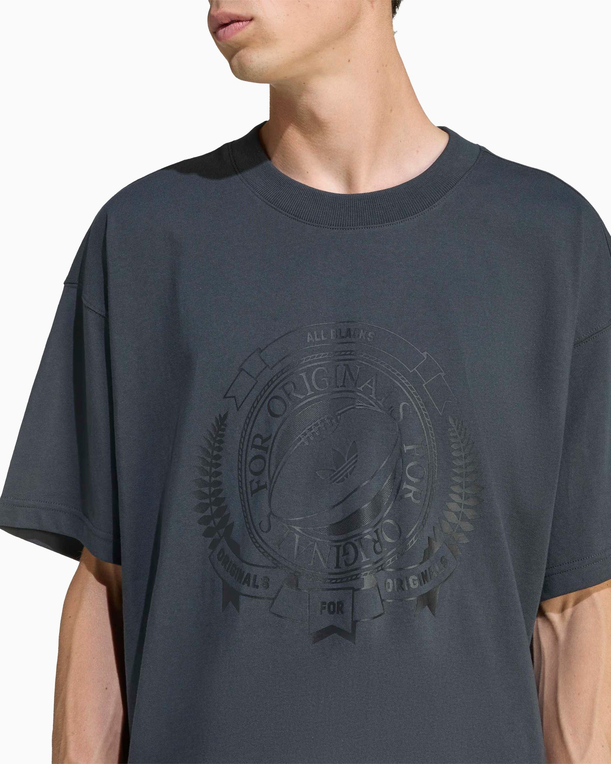 T-Shirts adidas Originals x All Blacks Graphic Relaxed Men's T-Shirt - KG4650