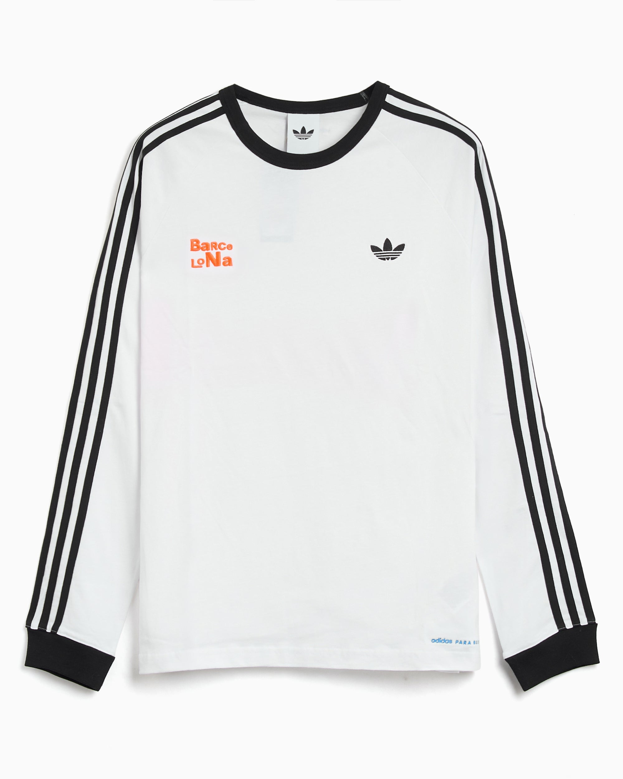 T-Shirts adidas Originals x Bad Bunny DTmF Tour Merch "Barcelona" Long-Sleeved Relaxed Men's T-Shirt - LH0418