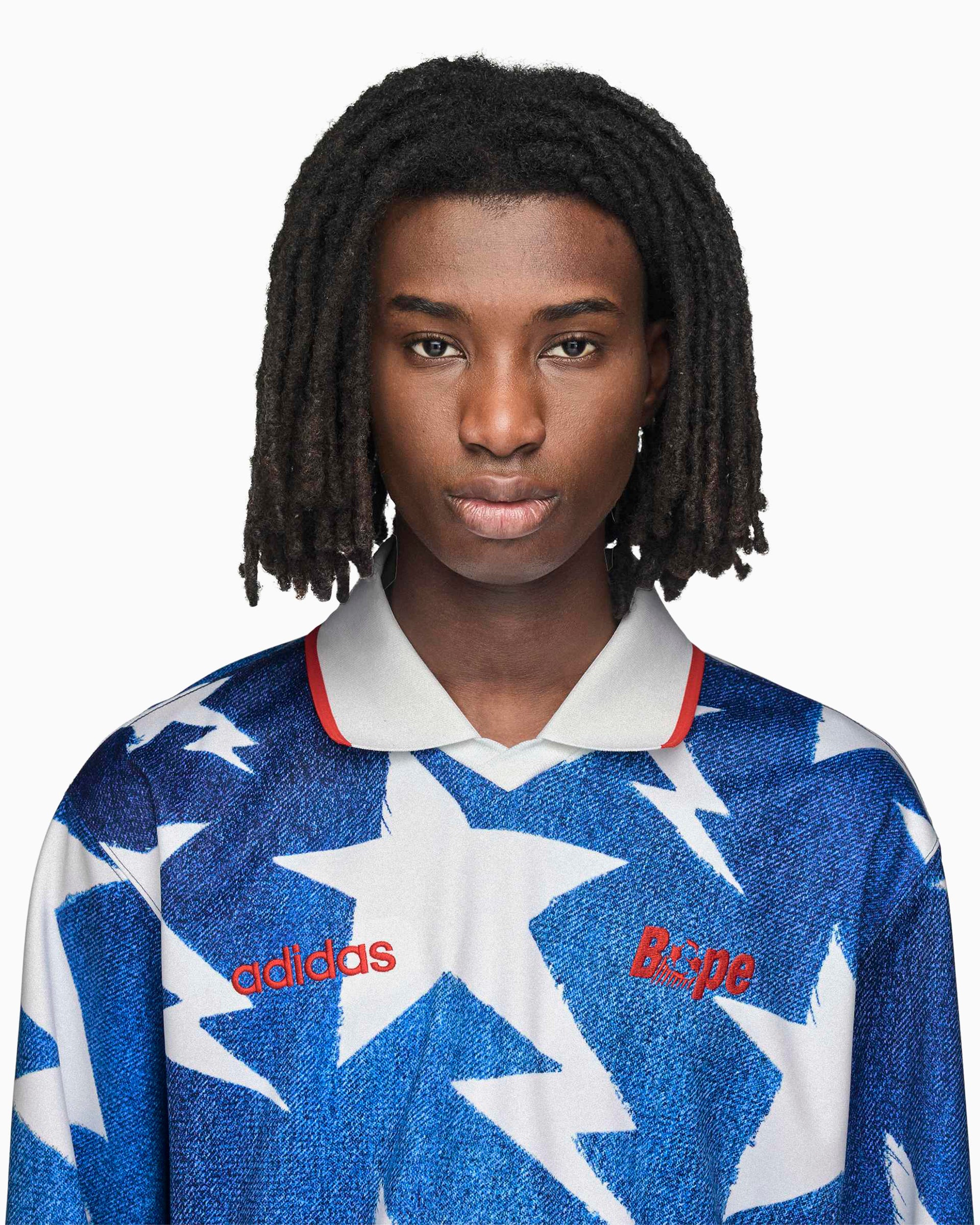 adidas Originals x BAPE Graphic Long-Sleeved Relaxed Men's Jersey T-Sh