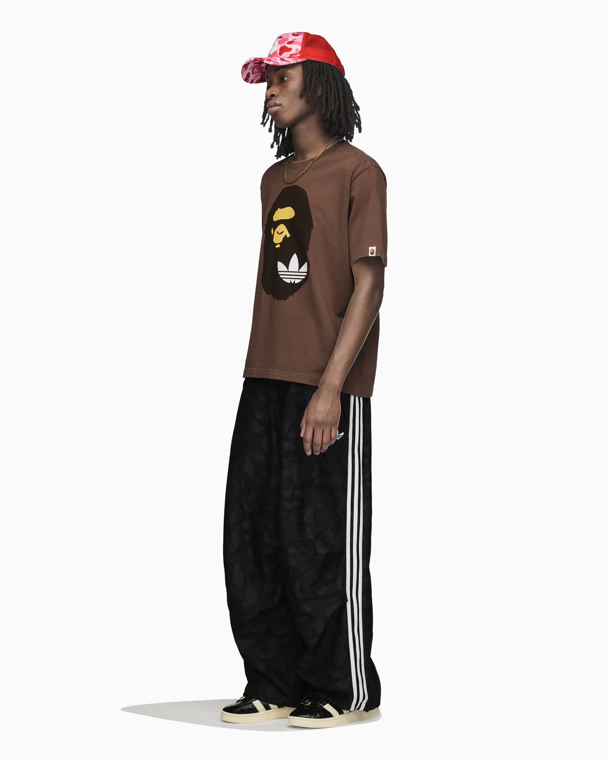 Camiseta con gráfico Relaxed adidas Originals x BAPE para hombre
