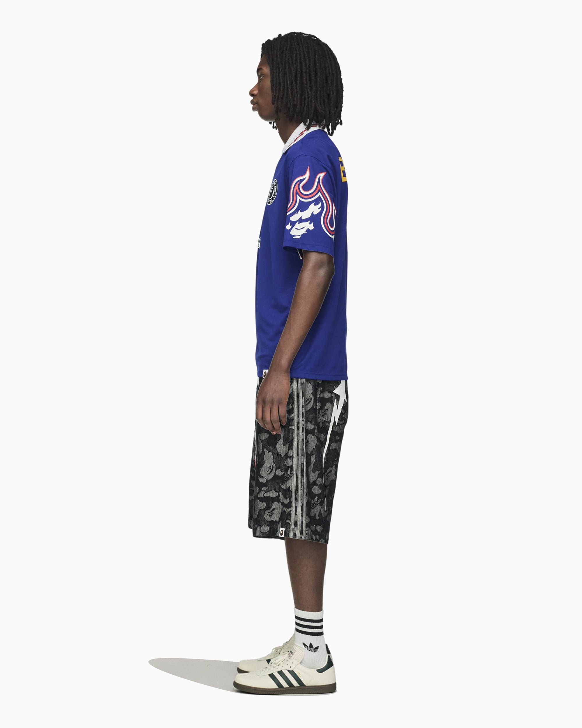 adidas Originals x BAPE SSL Flame Graphic Relaxed Men's Jersey T-Shirt