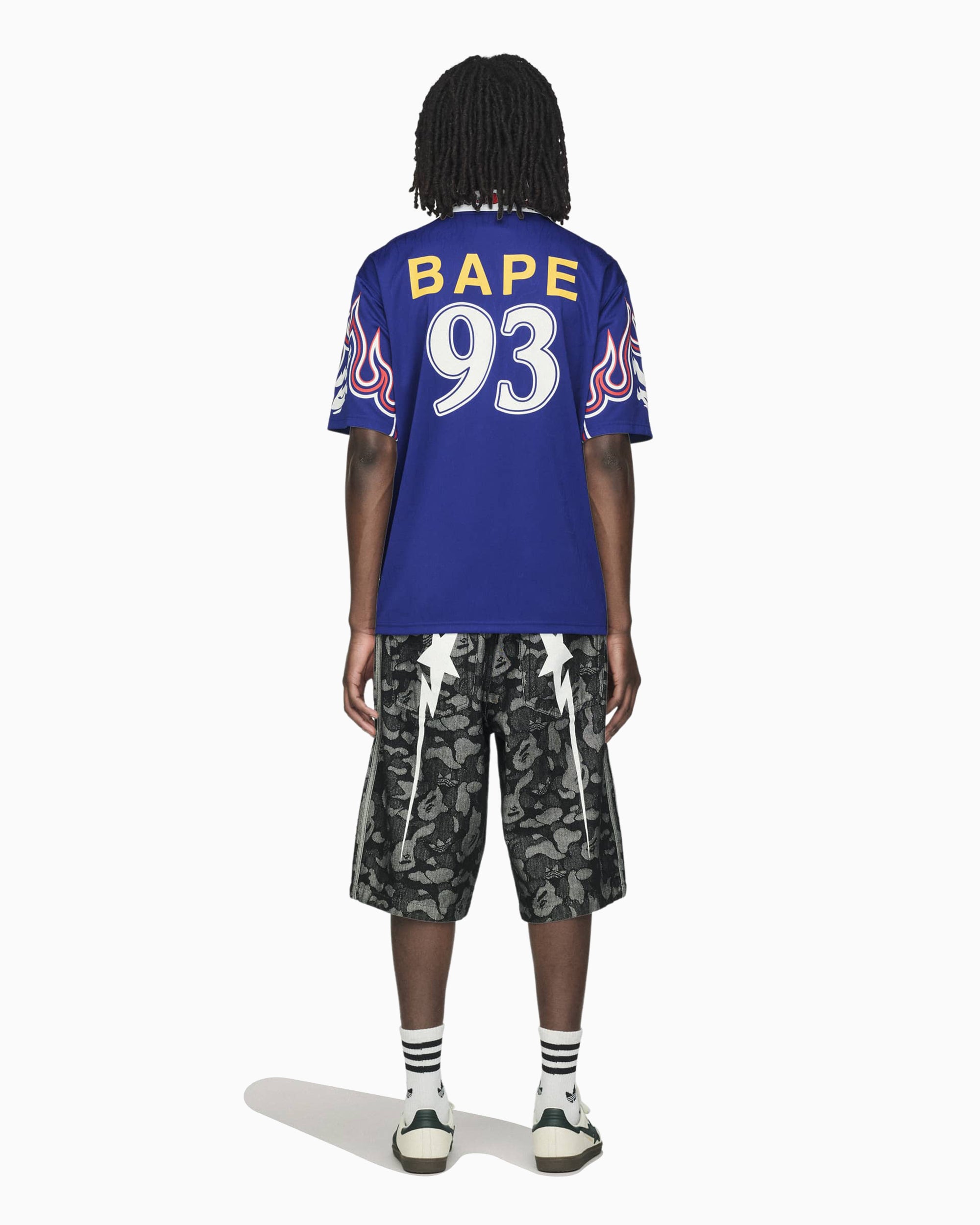 adidas Originals x BAPE SSL Flame Graphic Relaxed Men's Jersey T-Shirt