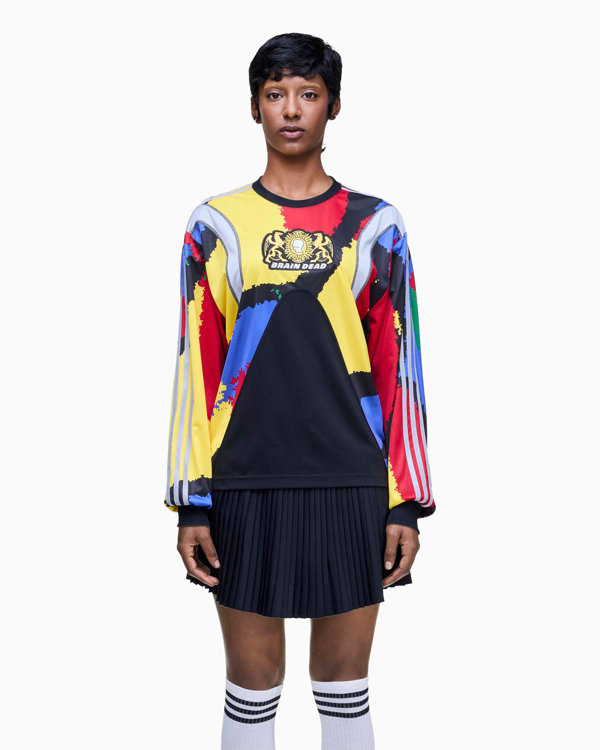 adidas Originals x Brain Dead Graphic Long-Sleeved Relaxed Unisex Jers