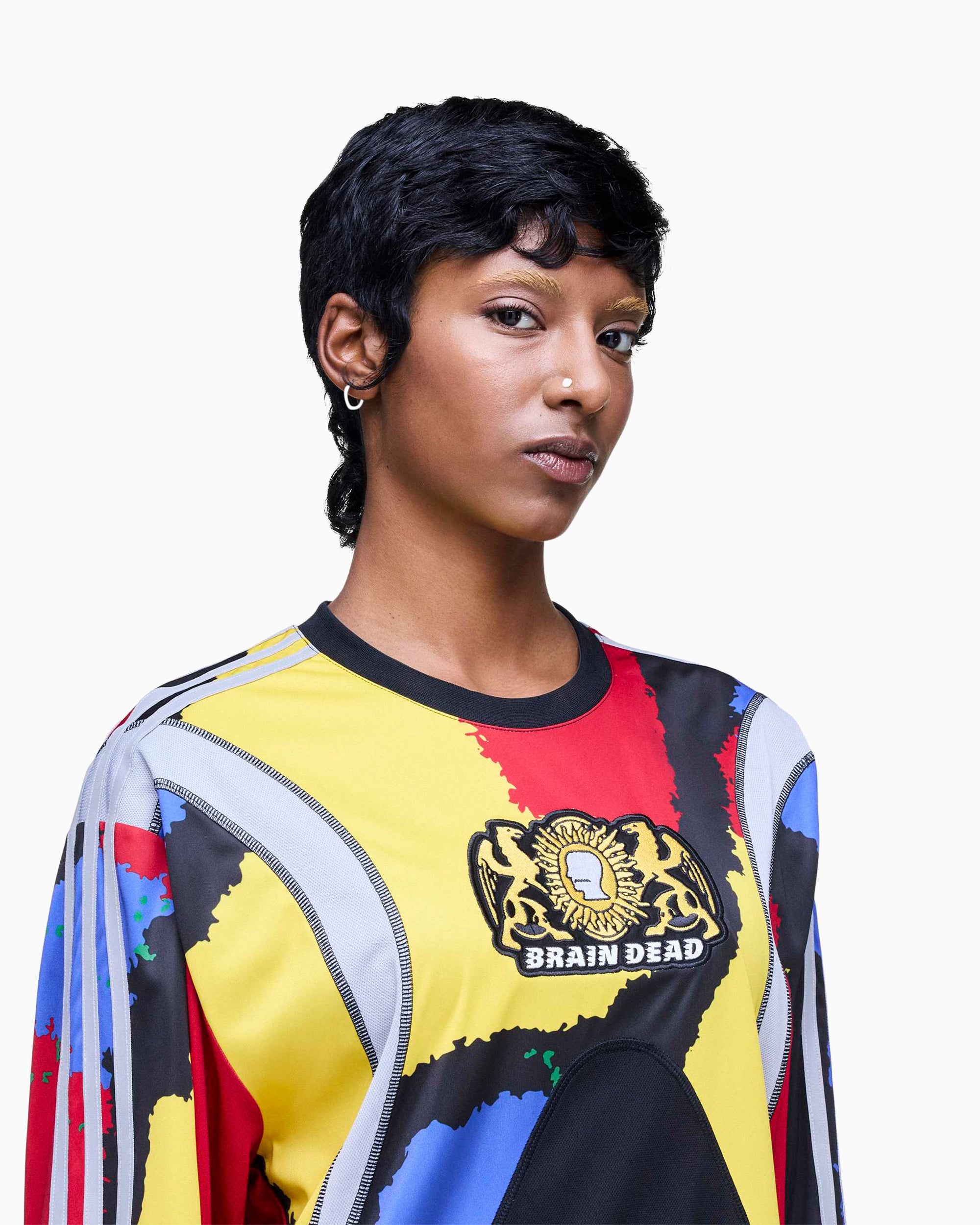 adidas Originals x Brain Dead Graphic Long-Sleeved Relaxed Unisex Jers