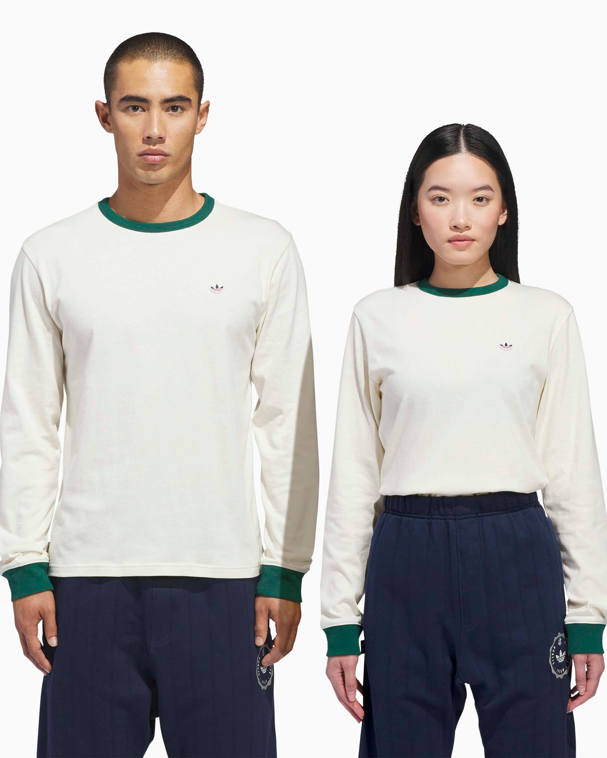 adidas Originals x CLOT Rib Logo Long-Sleeved Unisex T-Shirt