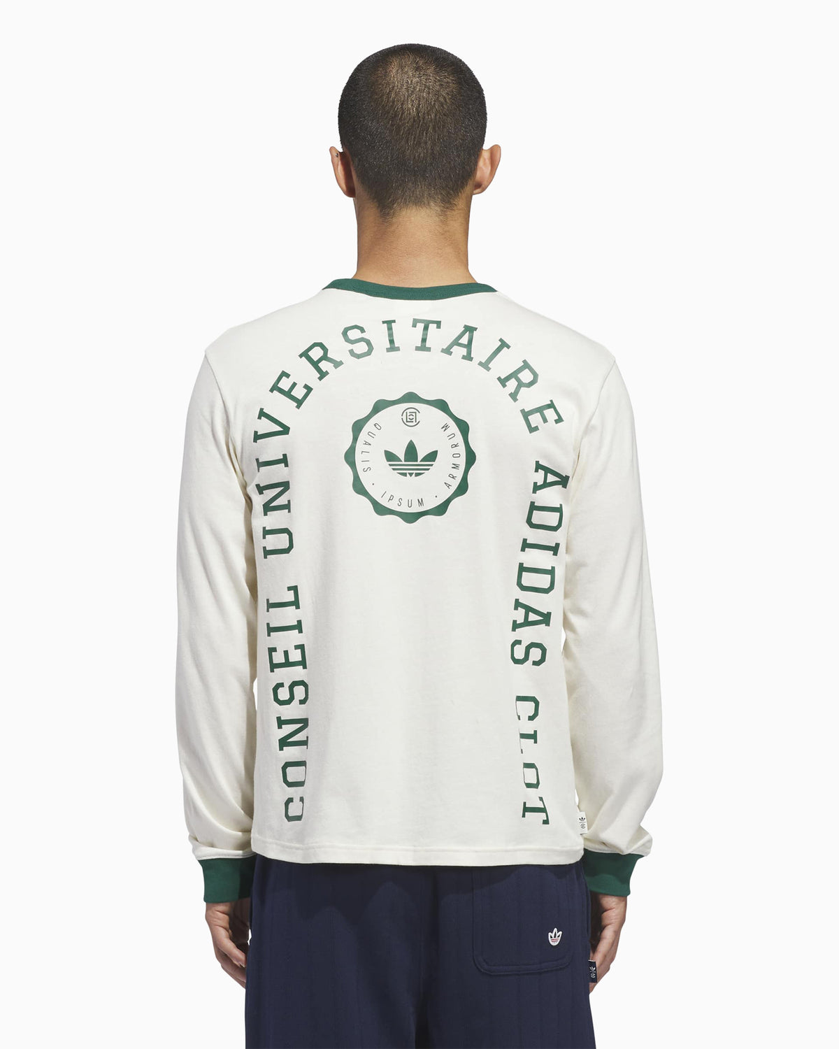 adidas Originals x CLOT Rib Logo Long-Sleeved Unisex T-Shirt