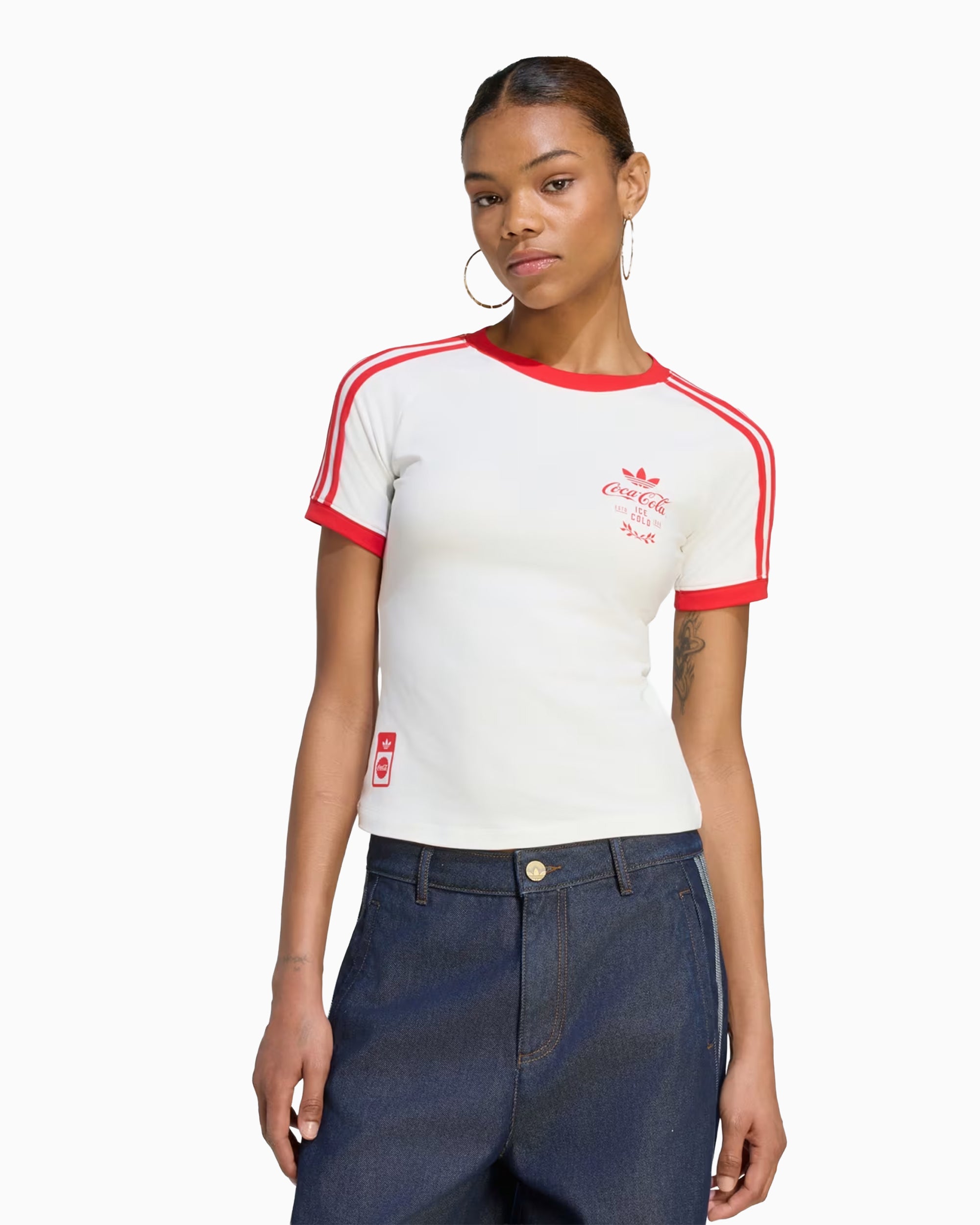 adidas Originals x Coca-Cola 3-Stripes Graphic Slim Women's T-Shirt